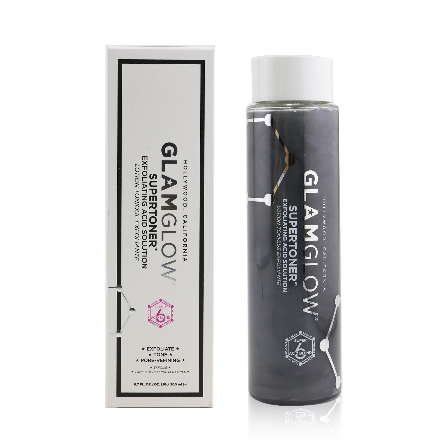 Glamglow Supertoner Exfoliating Acid Solution 200ml/6.7oz