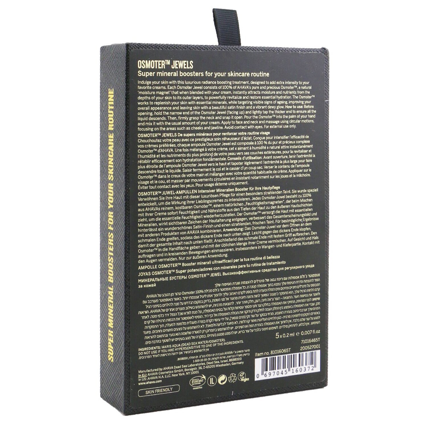 Ahava Dead Sea Osmoter Jewels Impulsadores Súper Minerales 5x0.2ml/0.007oz