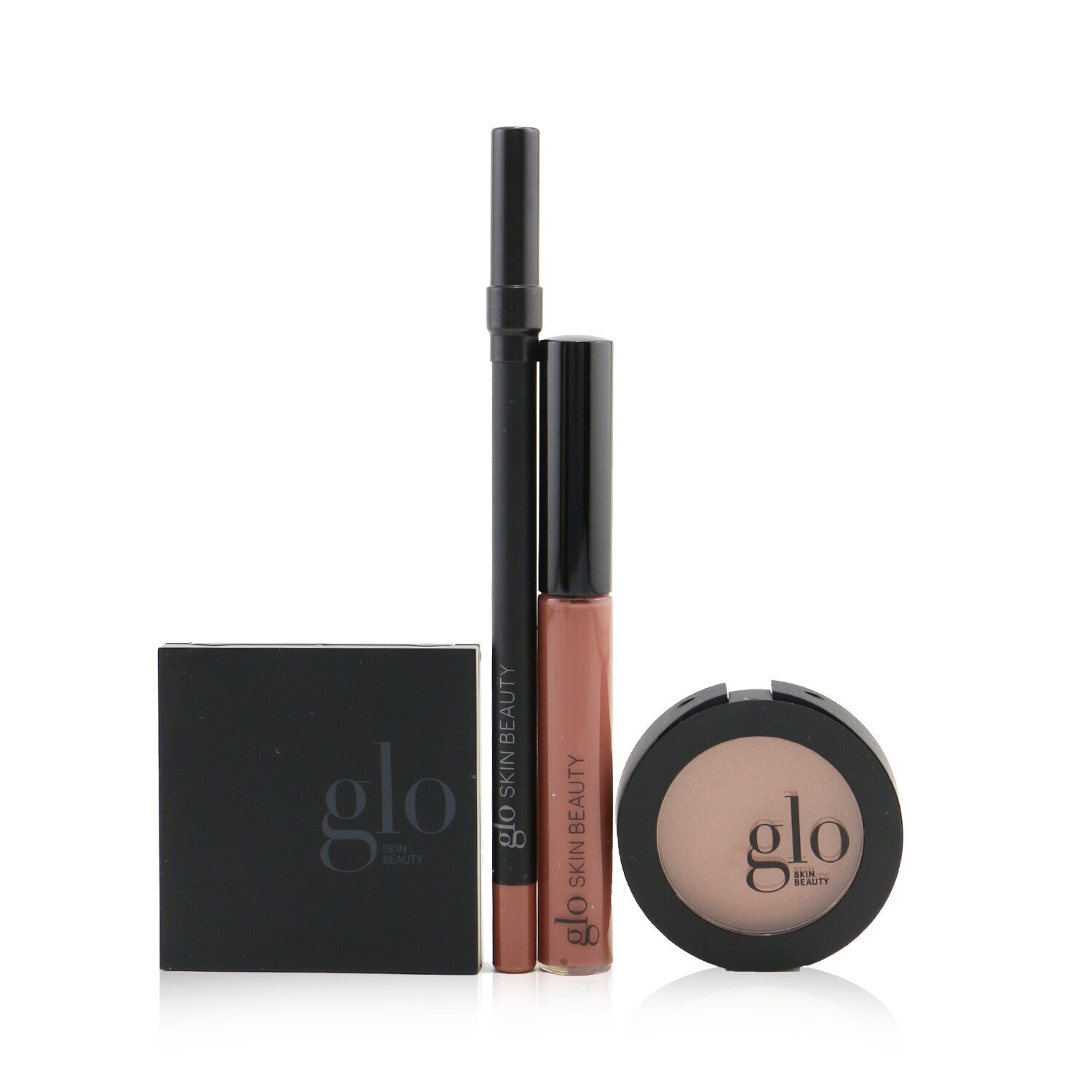 Glo Skin Beauty Desk to Datenight (Mini Shadow Quad + Blush + Lip Pencil + Lip Gloss) 4pcs
