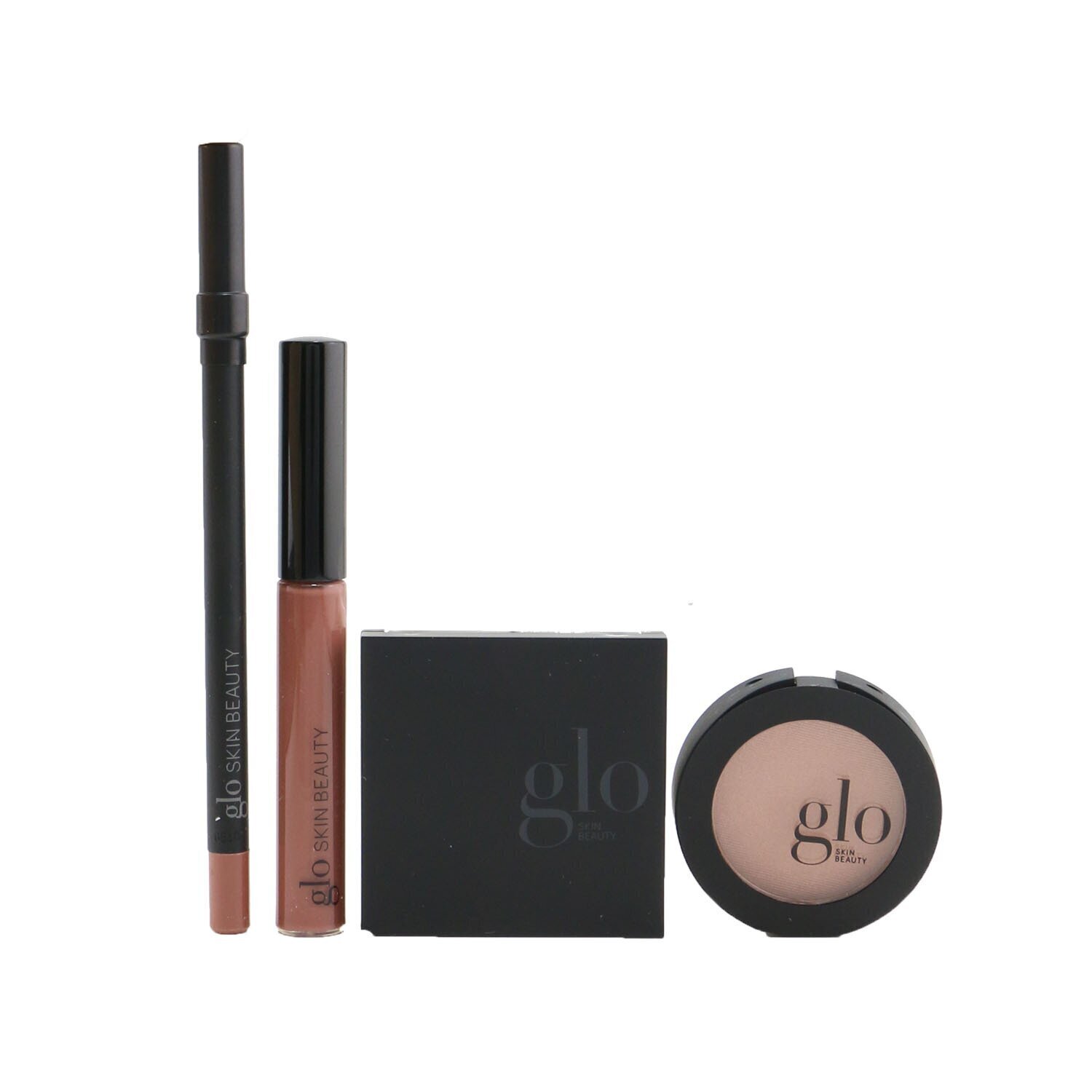 Glo Skin Beauty Desk to Datenight (Mini Shadow Quad + Blush + Lip Pencil + Lip Gloss) 4pcs