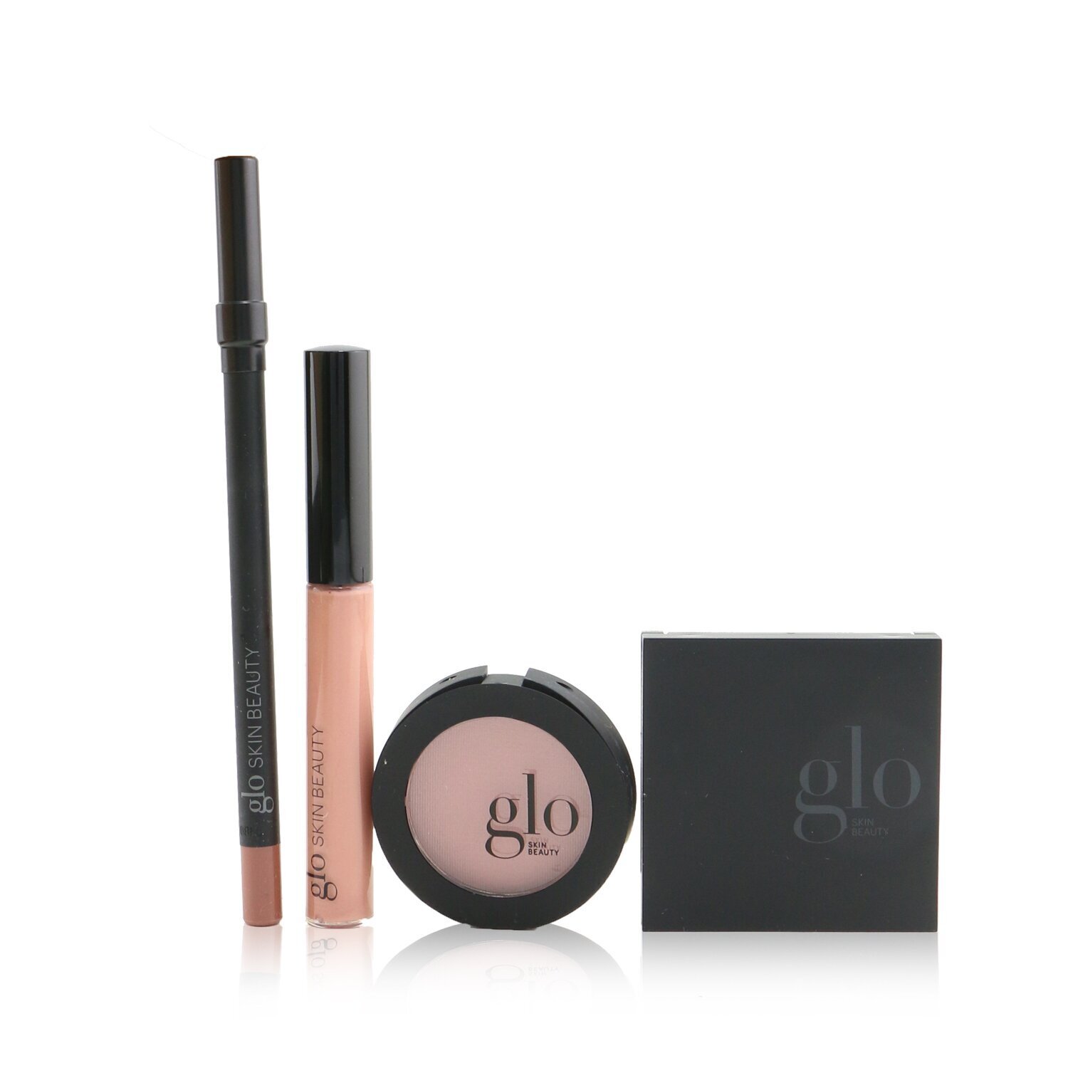 Glo Skin Beauty Desk to Datenight (Mini Shadow Quad + Blush + Lip Pencil + Lip Gloss) 4pcs
