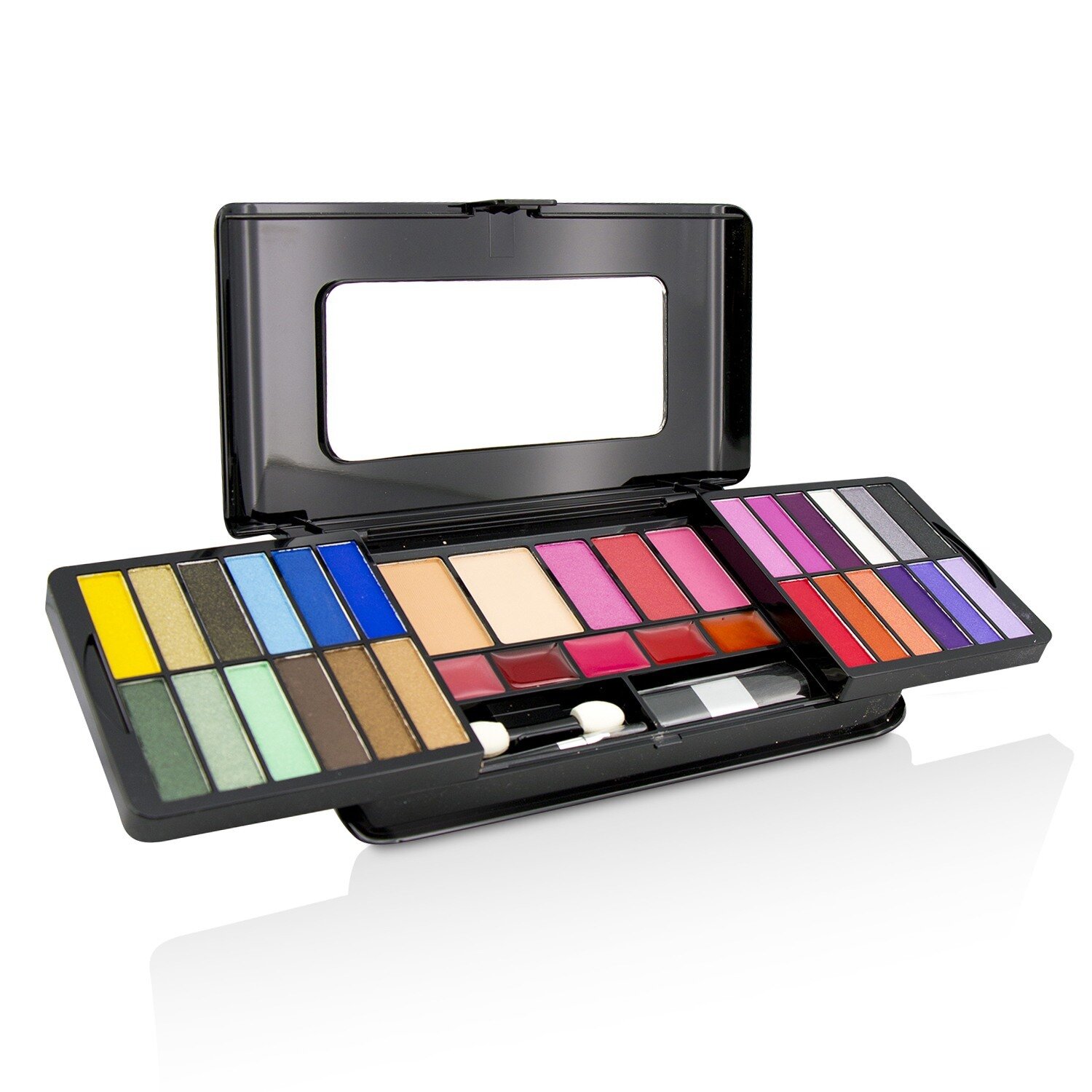 Cameleon MakeUp Kit Deluxe G2215 (24x Eyeshadow, 3x Blusher, 2x Pressed Powder, 5x Lipgloss, 2x Applicator) (Exp. Date 07/2021) Picture Color