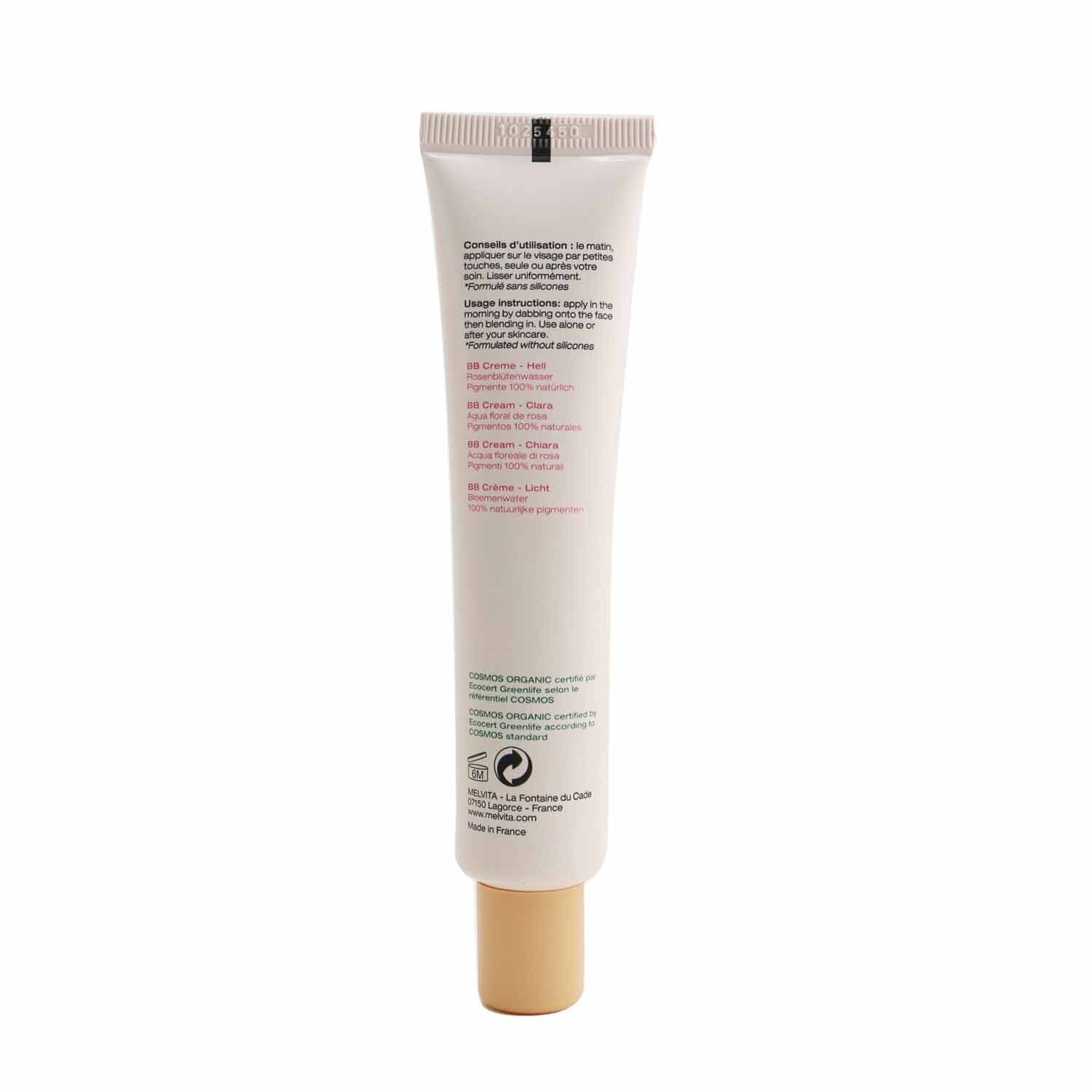 Melvita Nectar De Roses BB Cream Complexion Enhancer 40ml/1.3oz