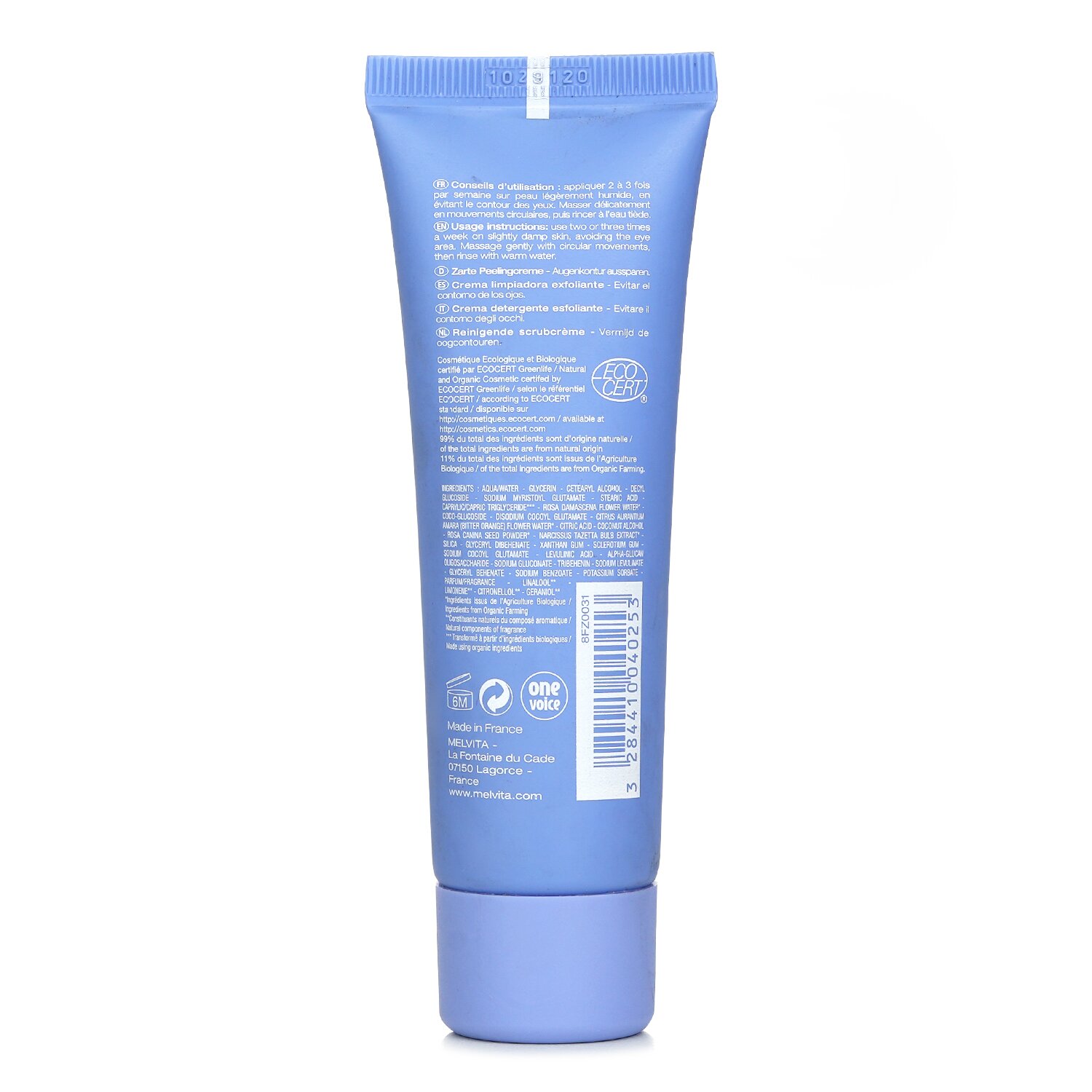 Melvita Bouquet Floral hámlasztó tisztító krém 50ml/1.7oz