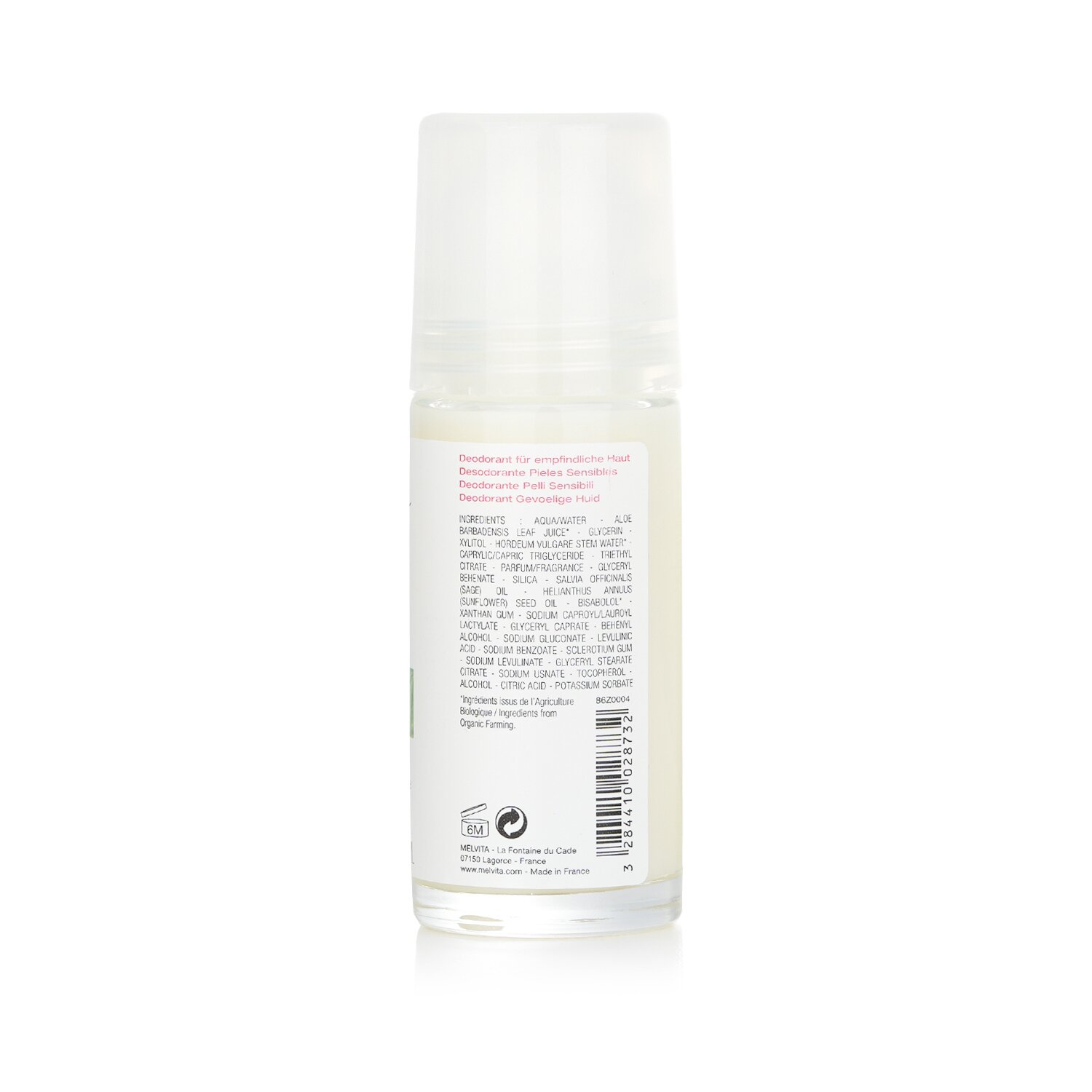 Melvita Deodorant - For Sensitive Skin 50ml/1.7oz