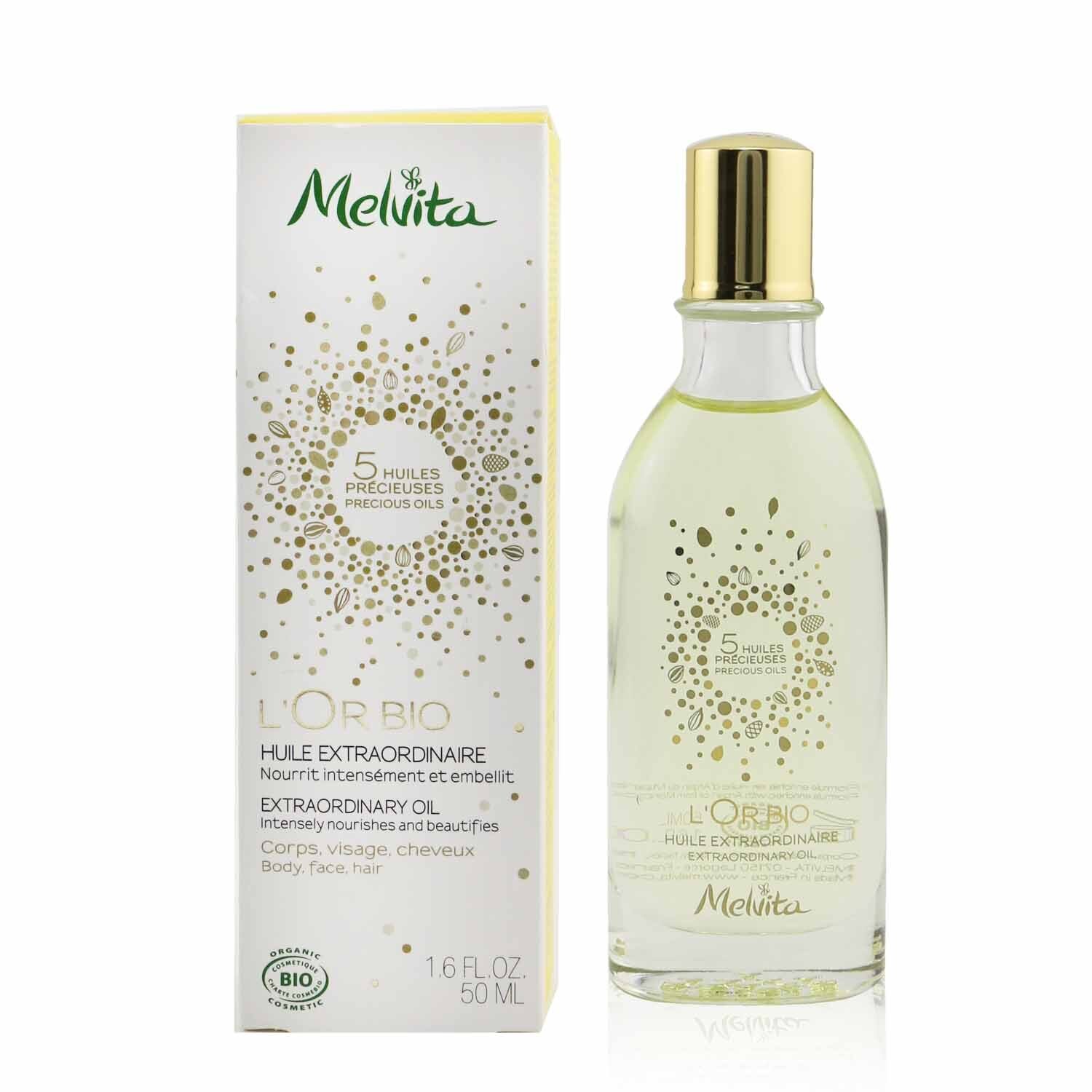 Melvita L'Or Bio Extraordinary Oil - For Body, Face & Hair 50ml/1.6oz
