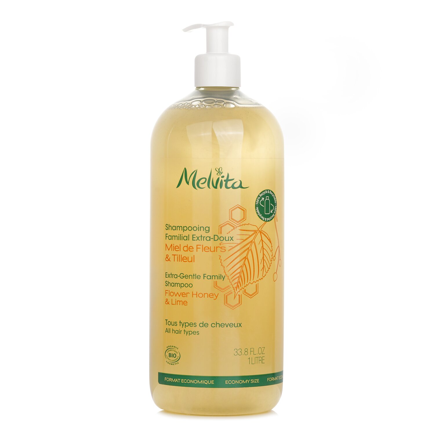 Melvita Extra-Gentle Family Shampoo (All Hair Types) 1000ml/33.8oz