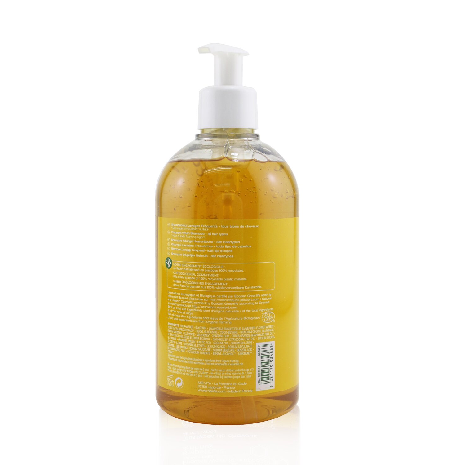Melvita Frequent Wash Shampoo (All Hair Types) 500ml/16.9oz