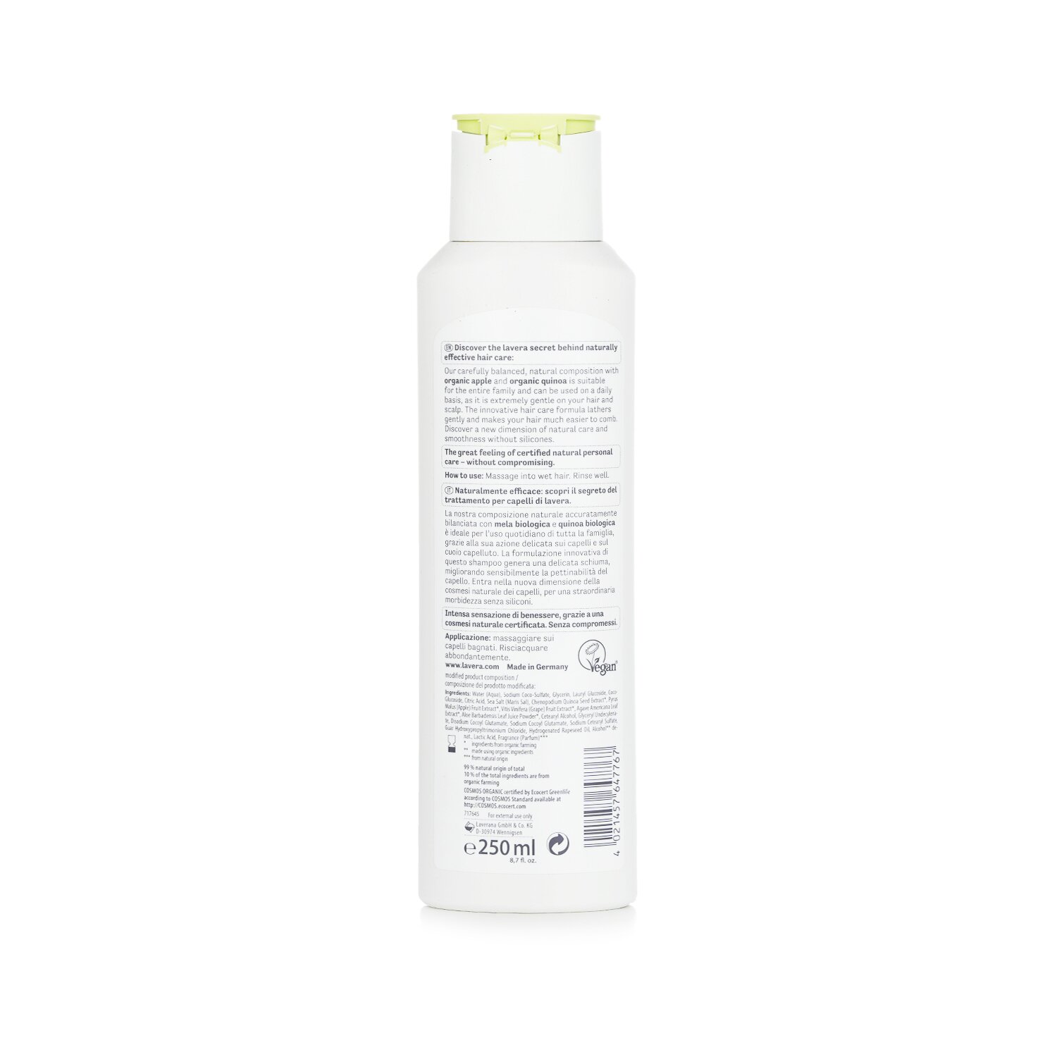 Lavera Family Shampoo (All Hair Types) 250ml/8.8oz