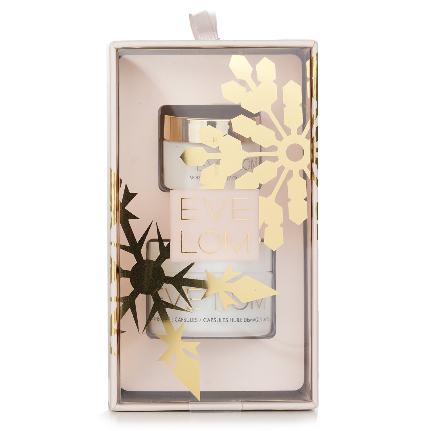 Eve Lom Begin & End Ornament Travel Set: Cleansing Oil Capsules 7x1.25ml/0.04oz + Moisture Cream 8ml/0.26oz 2pcs