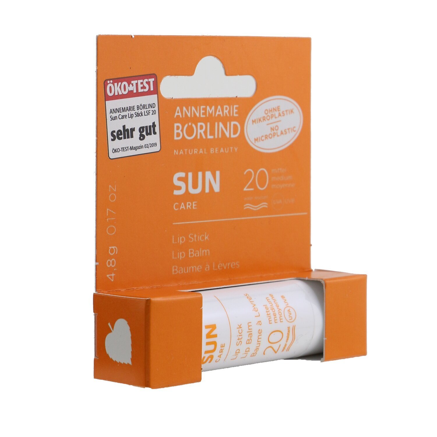 Annemarie Borlind Sun Care Lip Balm SPF 20 4.8g/0.17oz
