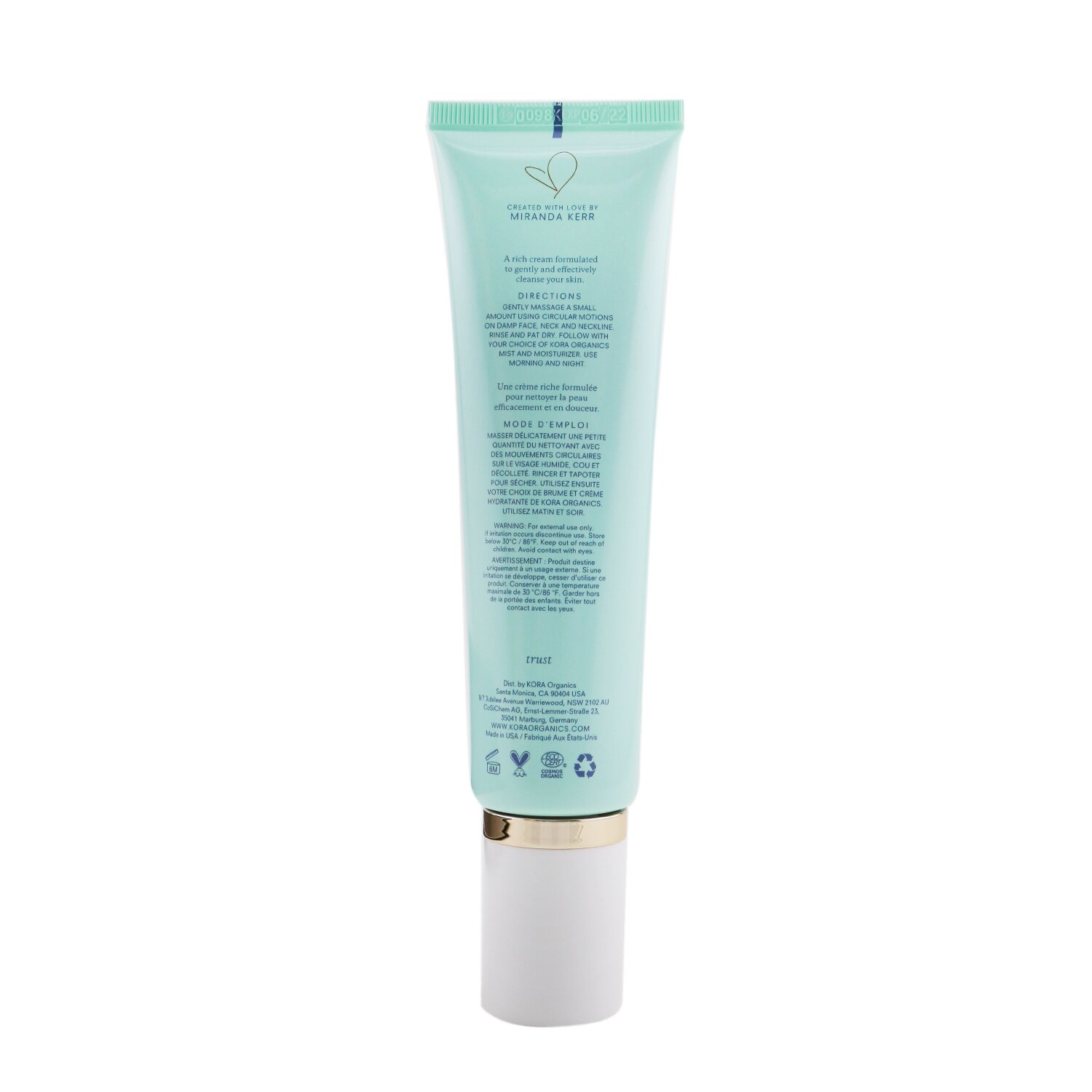 Kora Organics Gentle Cleanser 100ml/3.38oz