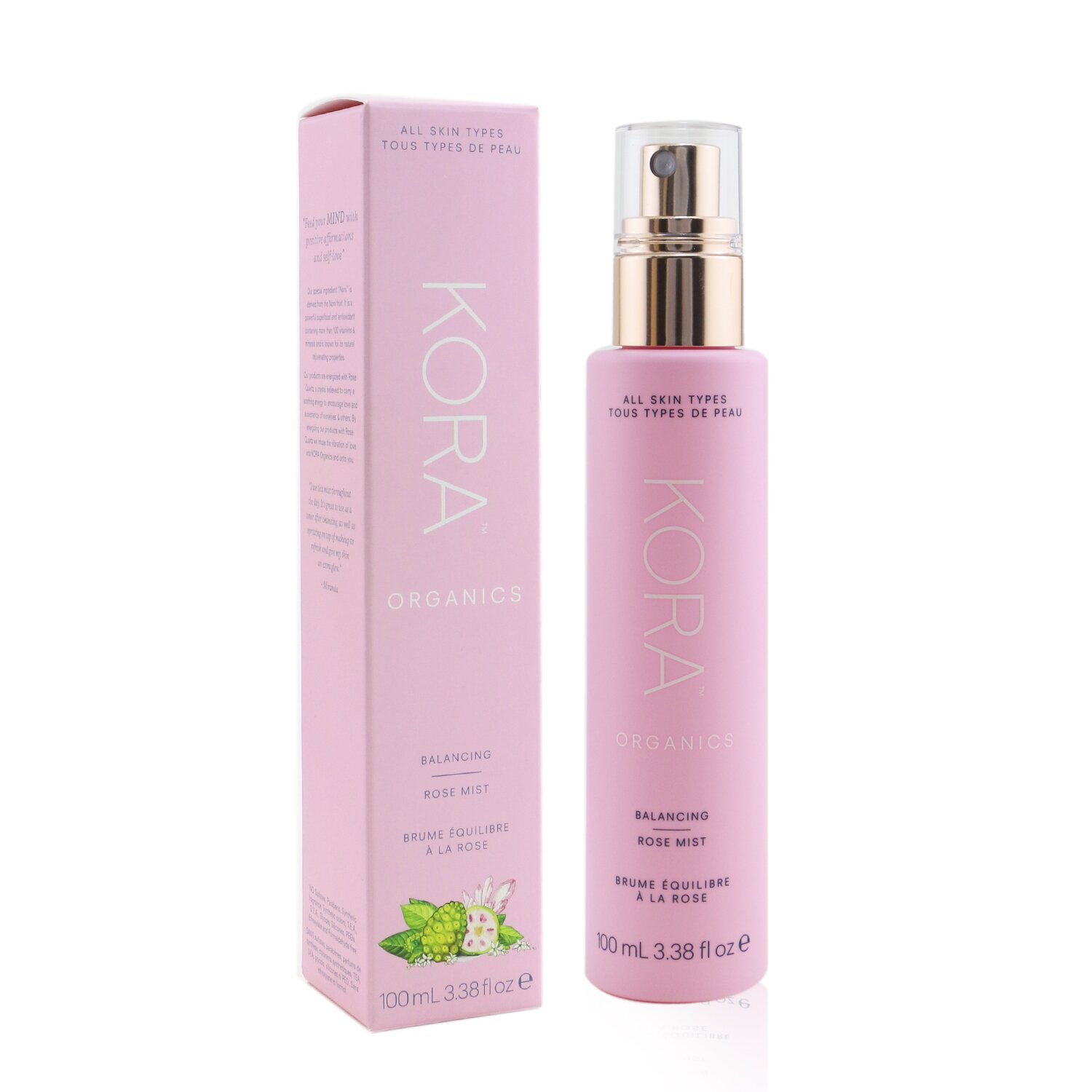 Kora Organics Балансираща розова мъгла 100ml/3.38oz