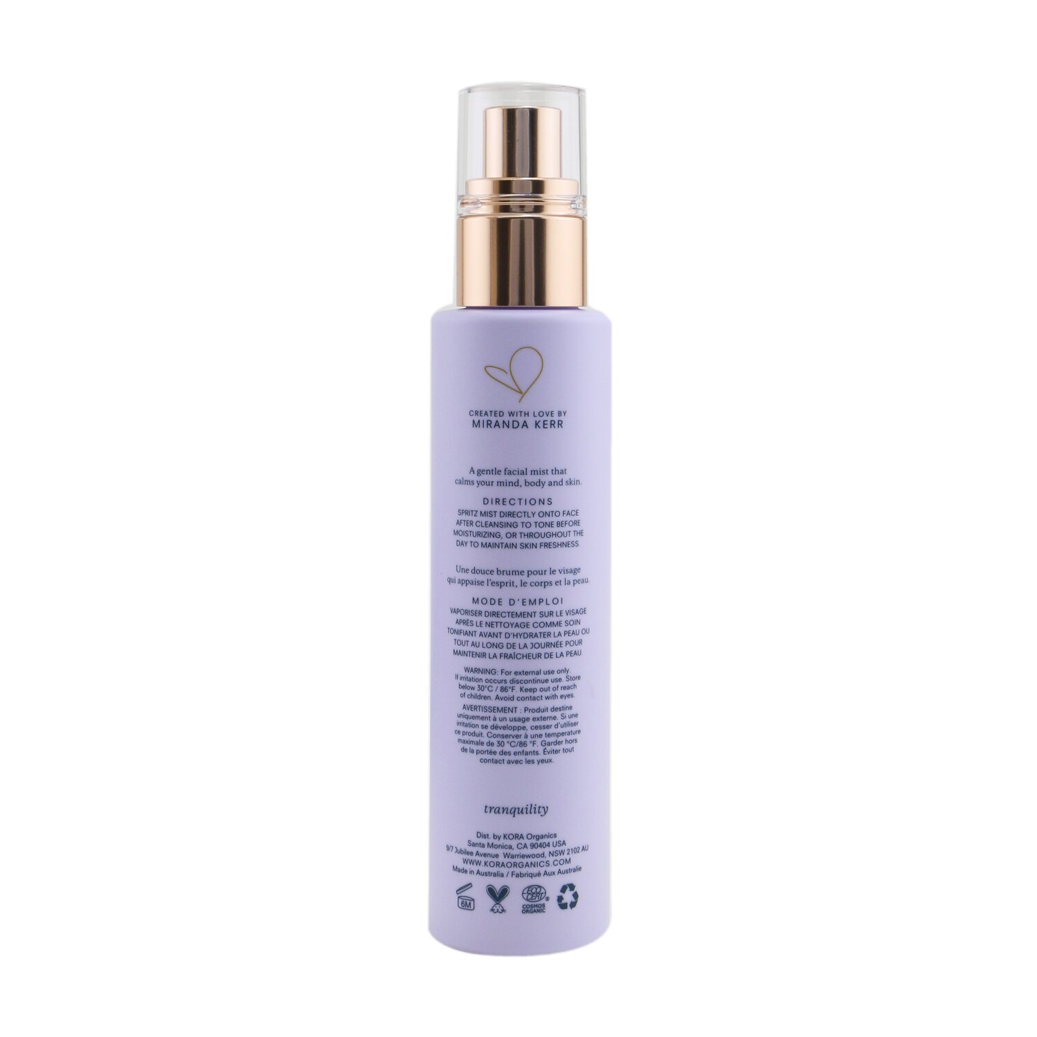 Kora Organics Calming Lavender Mist 100ml/3.38oz