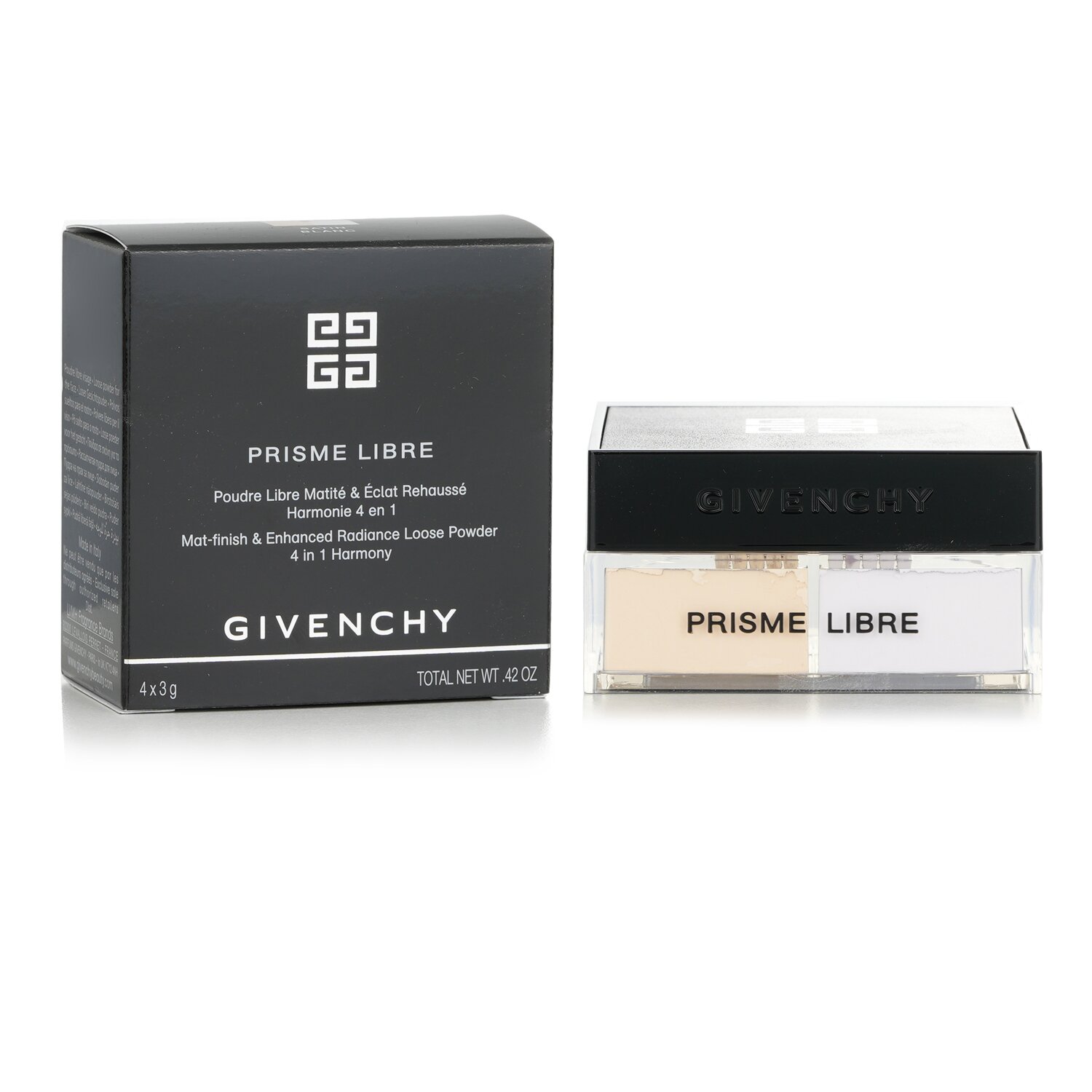 Givenchy Prisme Libre Mat Finish & Enhanced Radiance Loose Powder 4 In 1 Harmony 4x3g/0.105oz