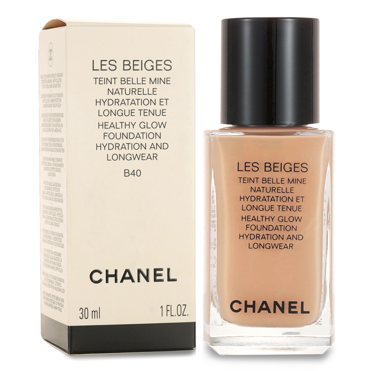 Chanel Les Beiges Teint Belle Mine Naturelle Healthy Glow Hydration And Longwear Foundation 30ml/1oz