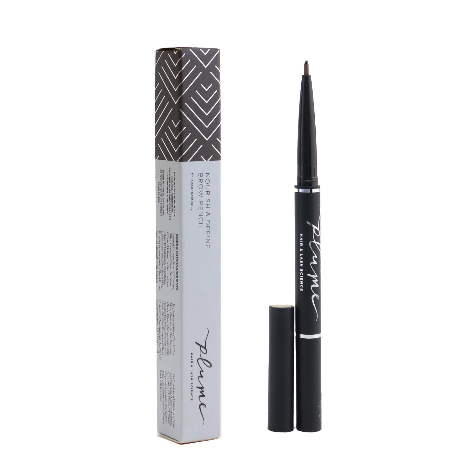 Plume Science Nourish & Define Refillable Brow Pencil 0.08g/0.003oz