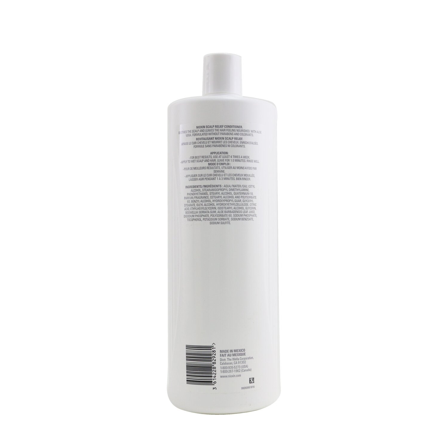 Nioxin Scalp Relief Scalp & Hair Conditioner (For Sensitive Scalp) 1000ml/33.8oz