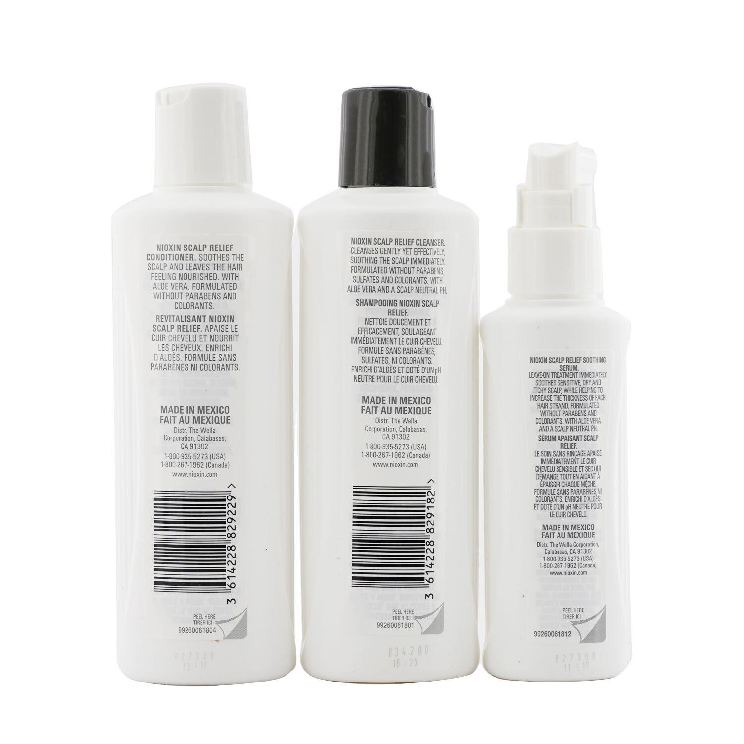 Nioxin Scalp Relief System Kit - For Sensitive Scalp 3pcs