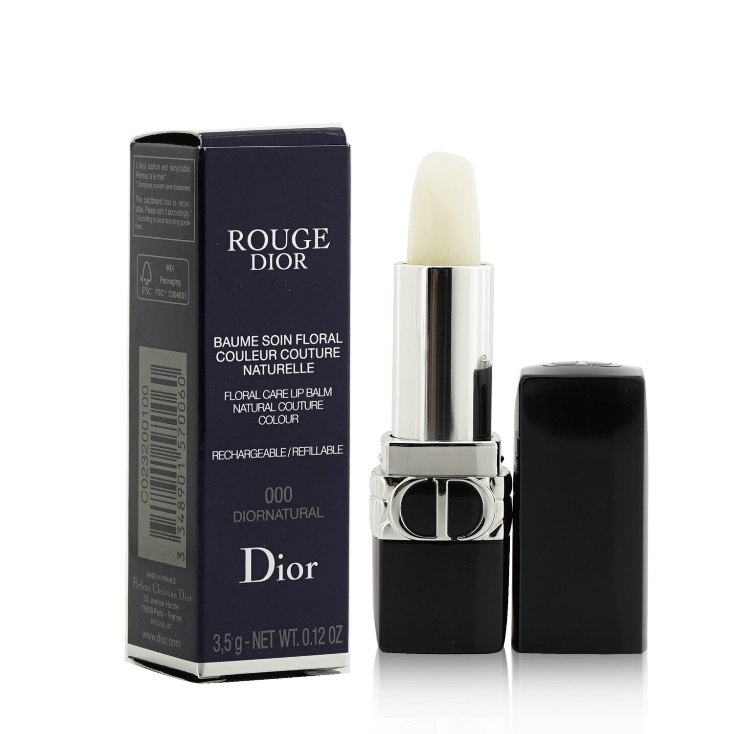 Christian Dior Rouge Dior Floral Care Refillable Lip Balm 3.5g/0.12oz
