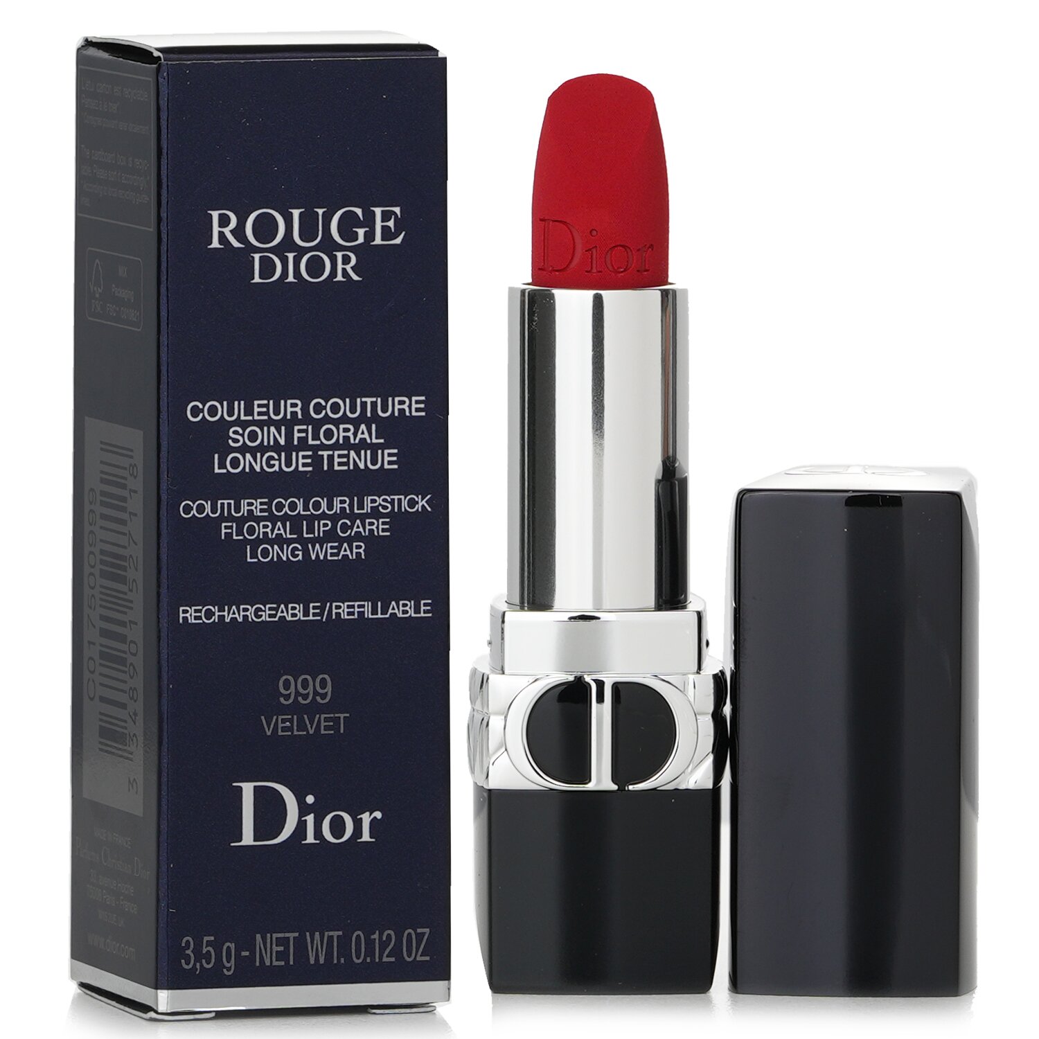 Christian Dior Rouge Dior Couture Colour Refillable Lipstick 3.5g/0.12oz