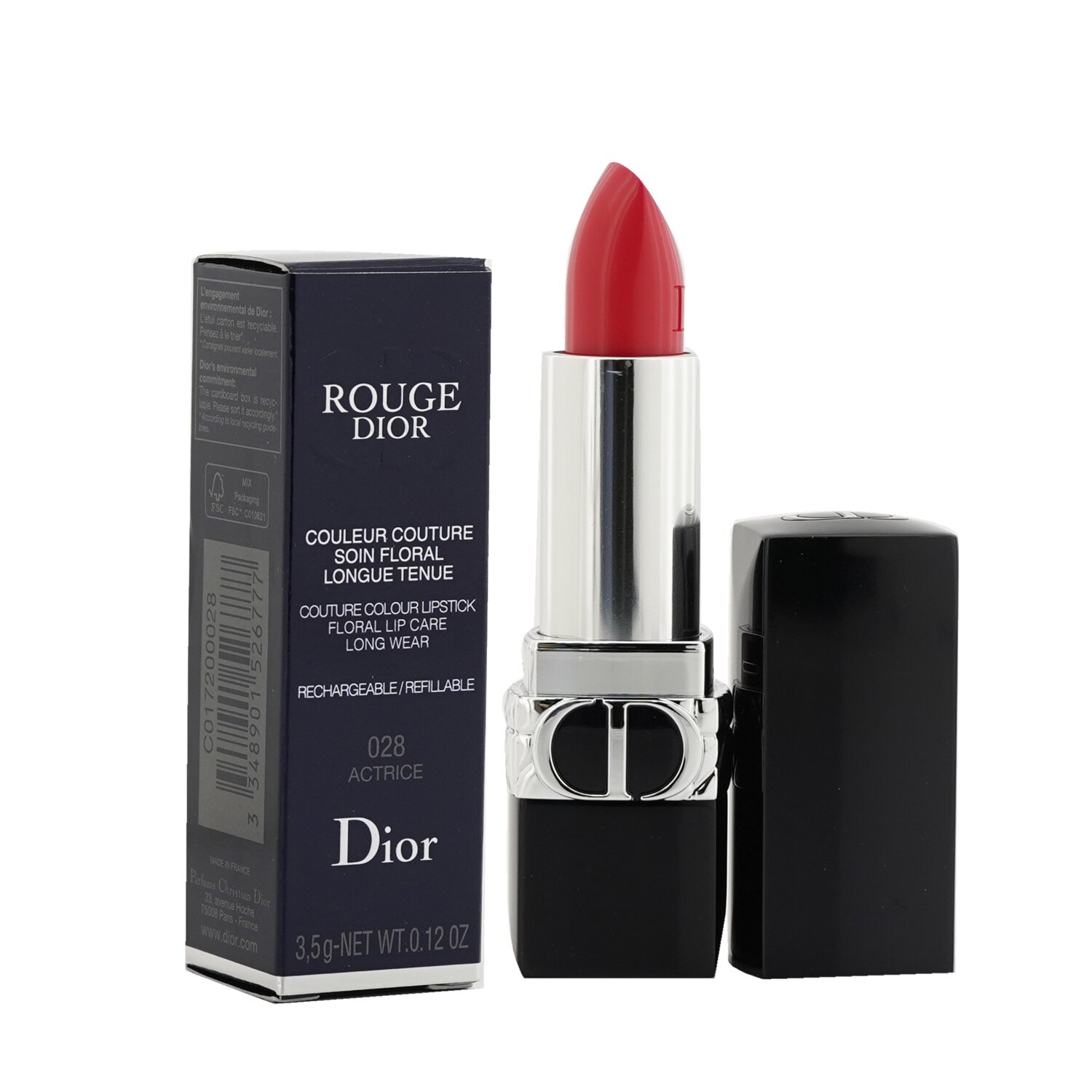 Christian Dior Rouge Dior Couture Colour Pintalabios Rellenable 3.5g/0.12oz