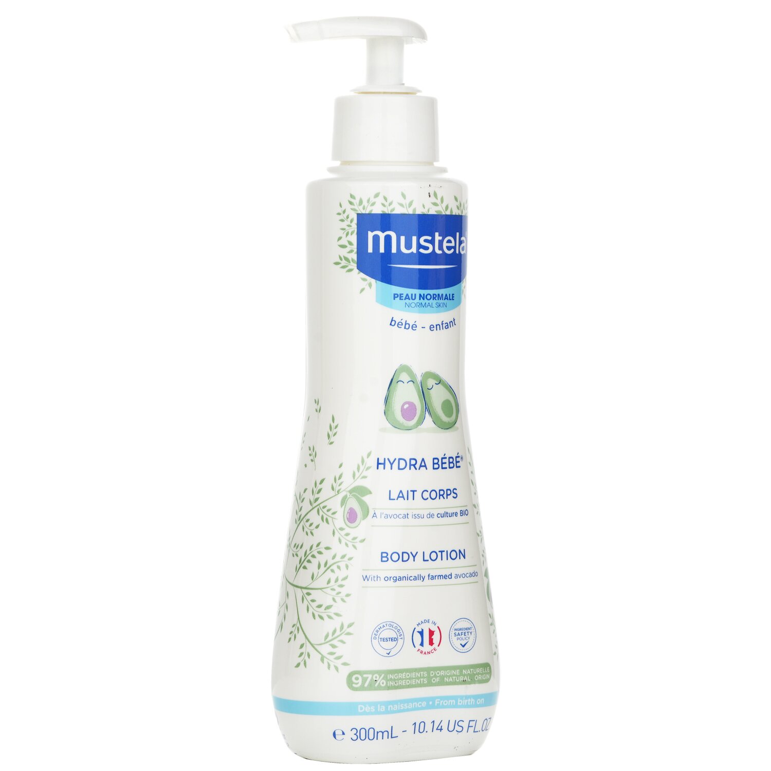Mustela Hydra-Bebe Лосьон для Тела с Органическим Авокадо - для Нормальной Кожи 300ml/10.14oz