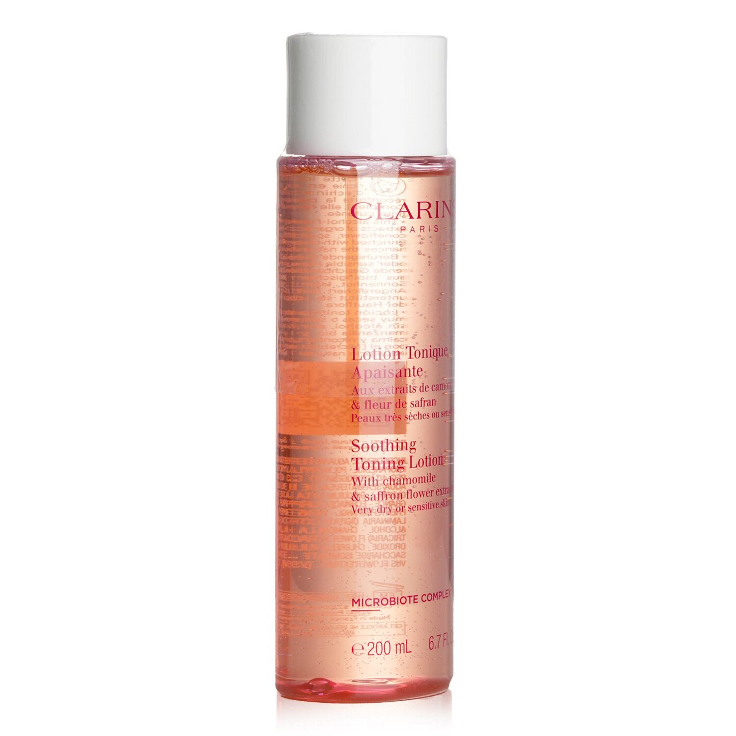 Clarins Soothing Toning Lotion with Chamomile & Saffron Flower Extracts - Very Dry or Sensitive Skin (Box Slightly Damaged) 200ml/6.7oz