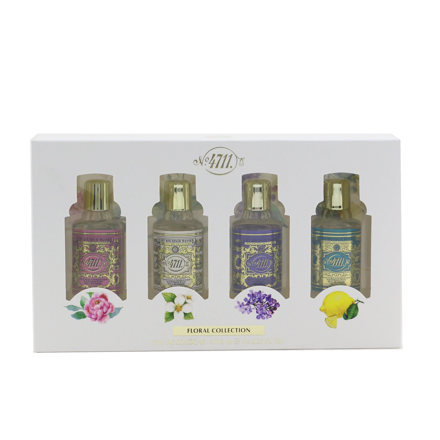 4711 4711 Floral Collection Eau De Cologne Coffret: Original EDC + Jasmine EDC + Rose EDC + Lilac EDC 4x8ml/0.27oz