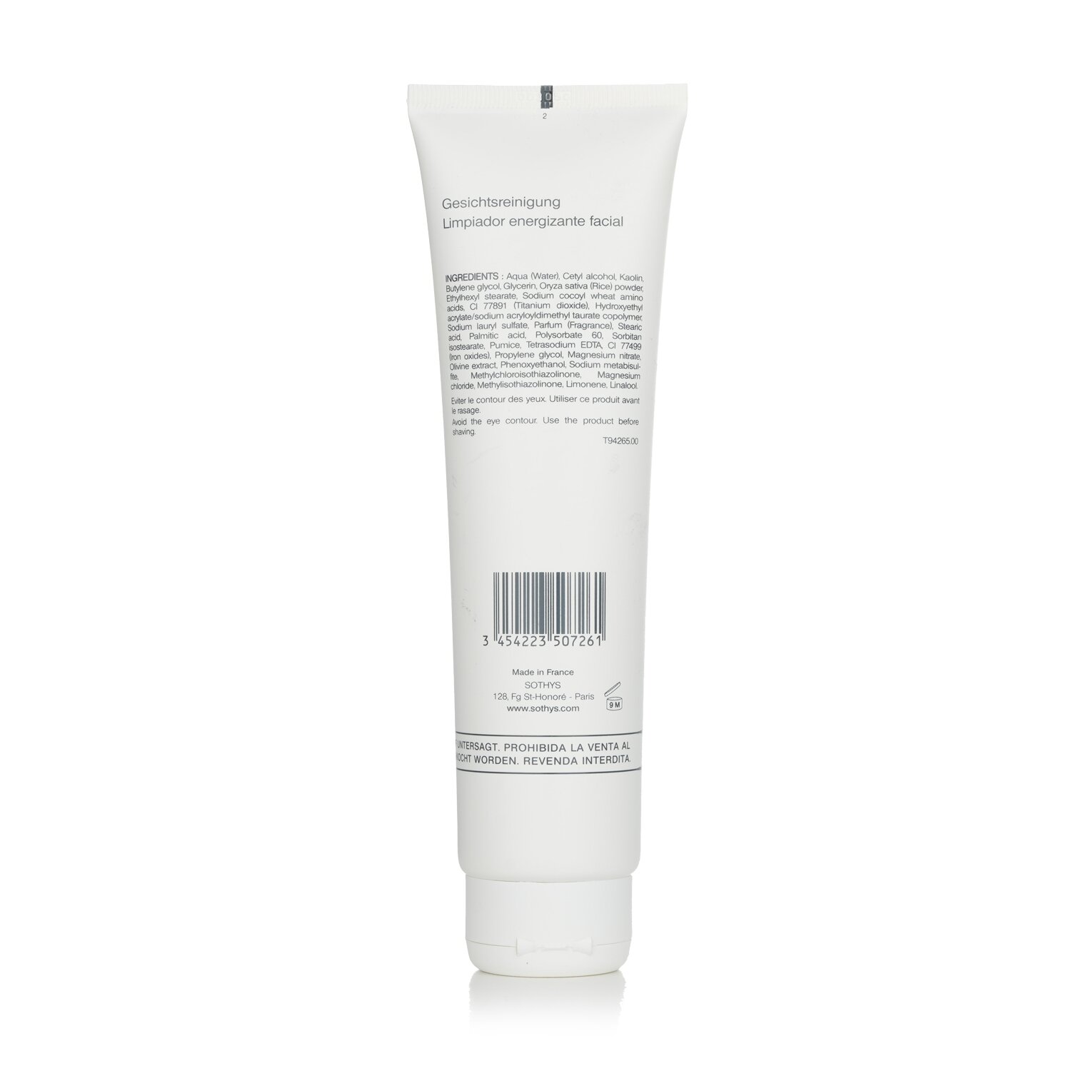 Sothys Homme Enerji Verici Üz Təmizləyicisi (Salon Ölçüsü) 150ml/5.07oz
