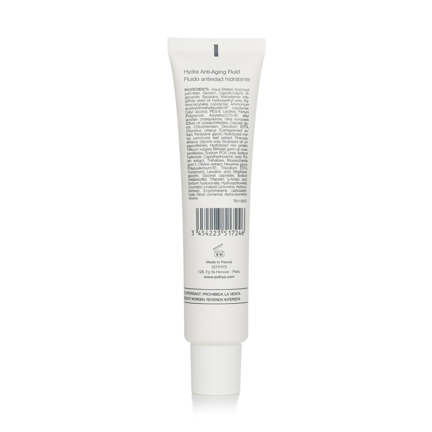 Sothys Homme Age-Defying Hydrating Fluid (Salon Size) 75ml/2.53oz