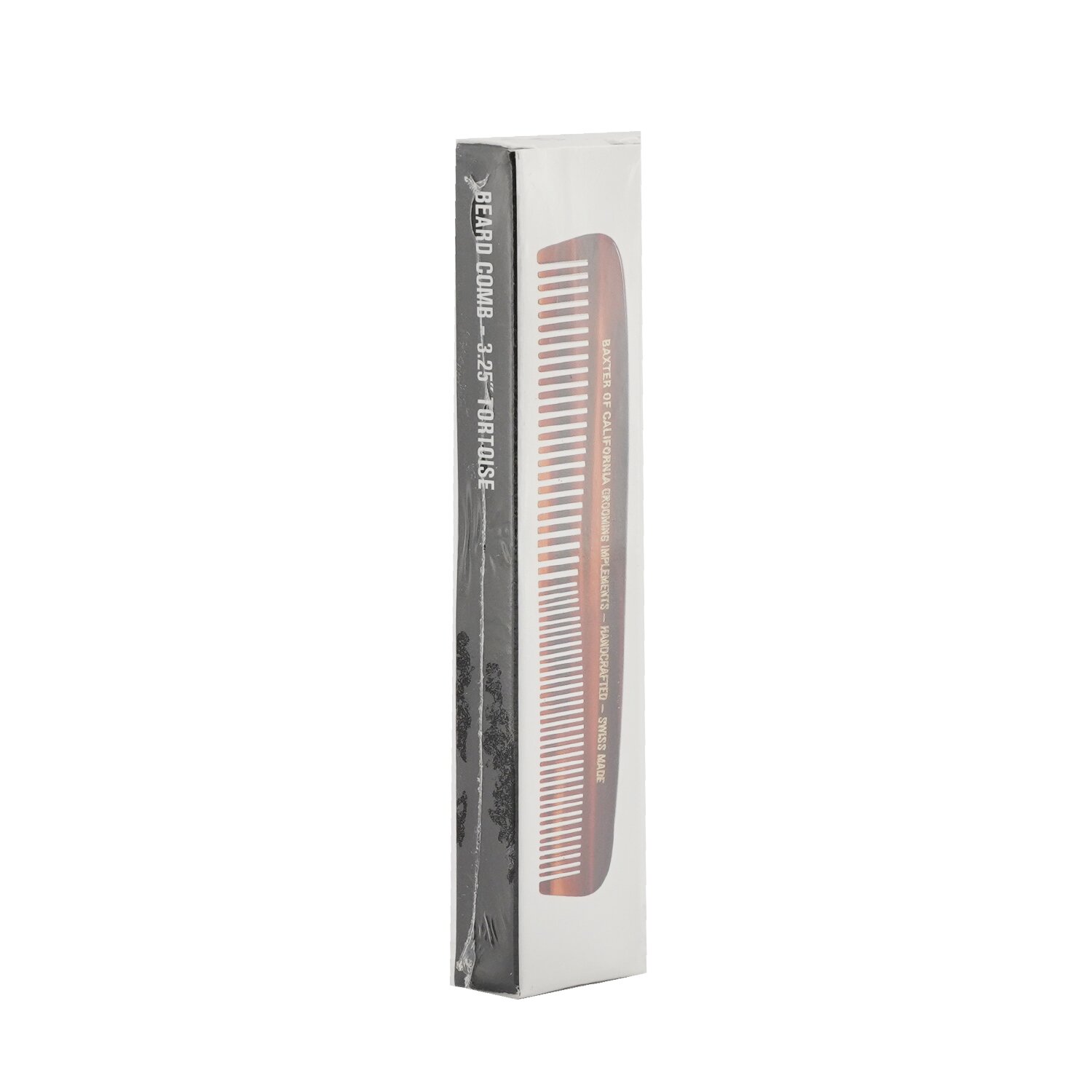 Baxter Of California Beard Comb -3.25'' Tortoise (Handcrafted & Swiss Made) Picture Color