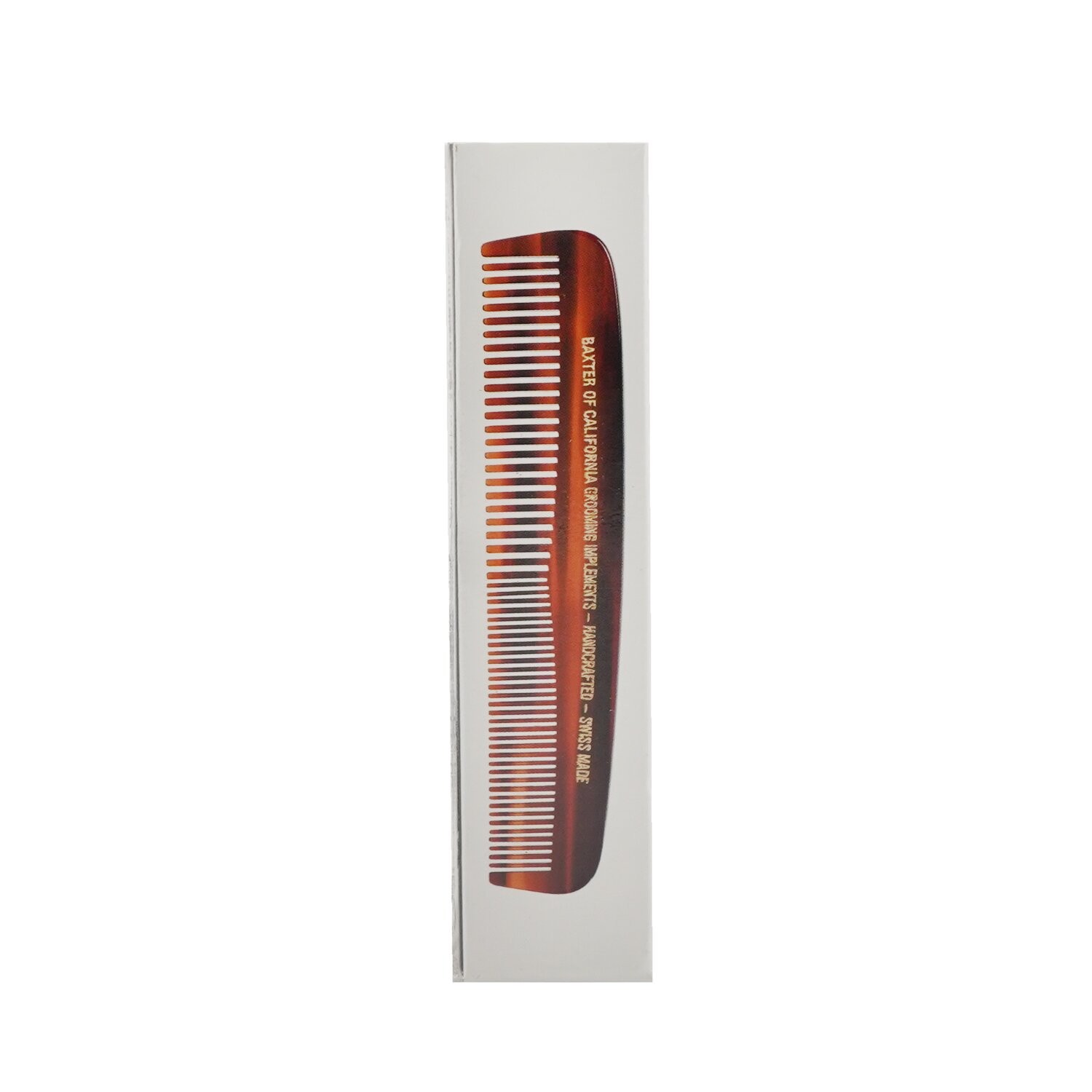 Baxter Of California Beard Comb -3.25'' Tortoise (Handcrafted & Swiss Made) Picture Color