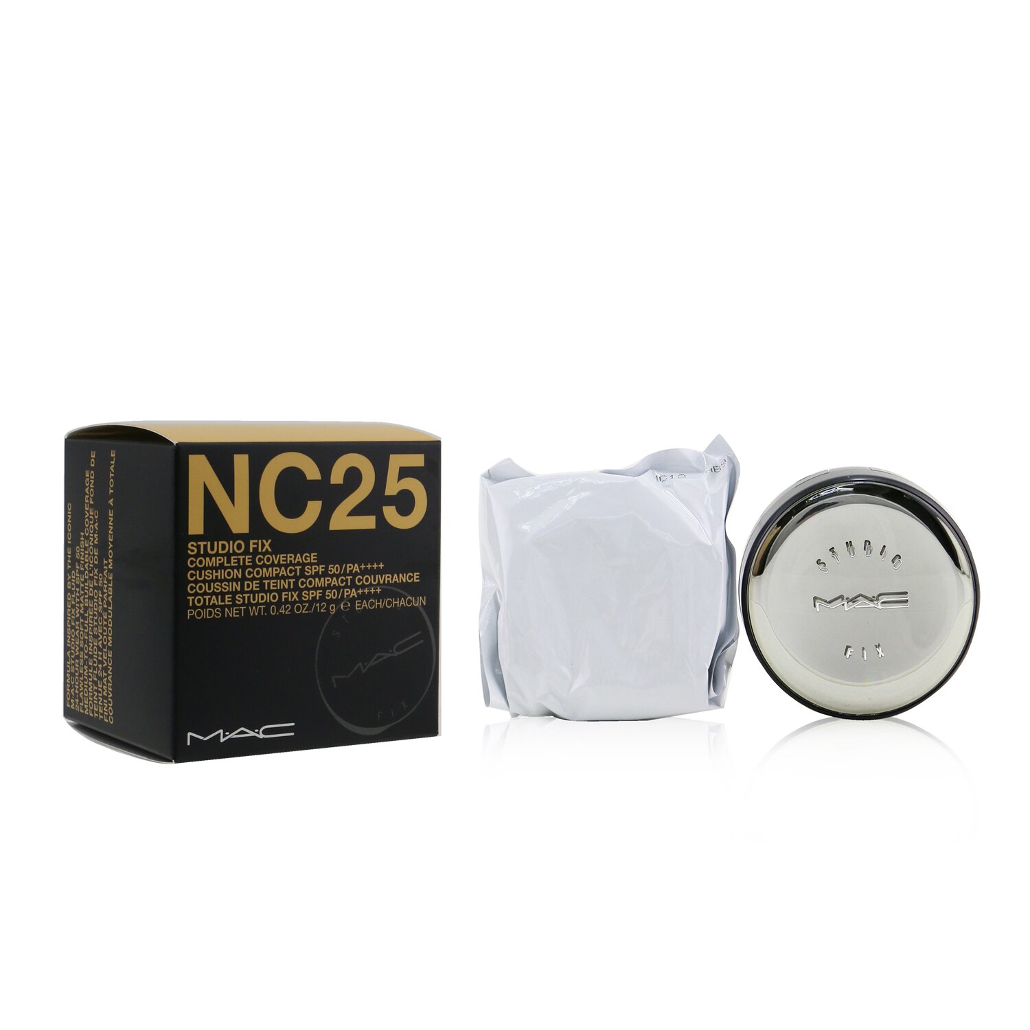 MAC Studio Fix Complete Coverage Cushion Compact SPF 50 (With An Extra Refill) 2x12g/0.42oz