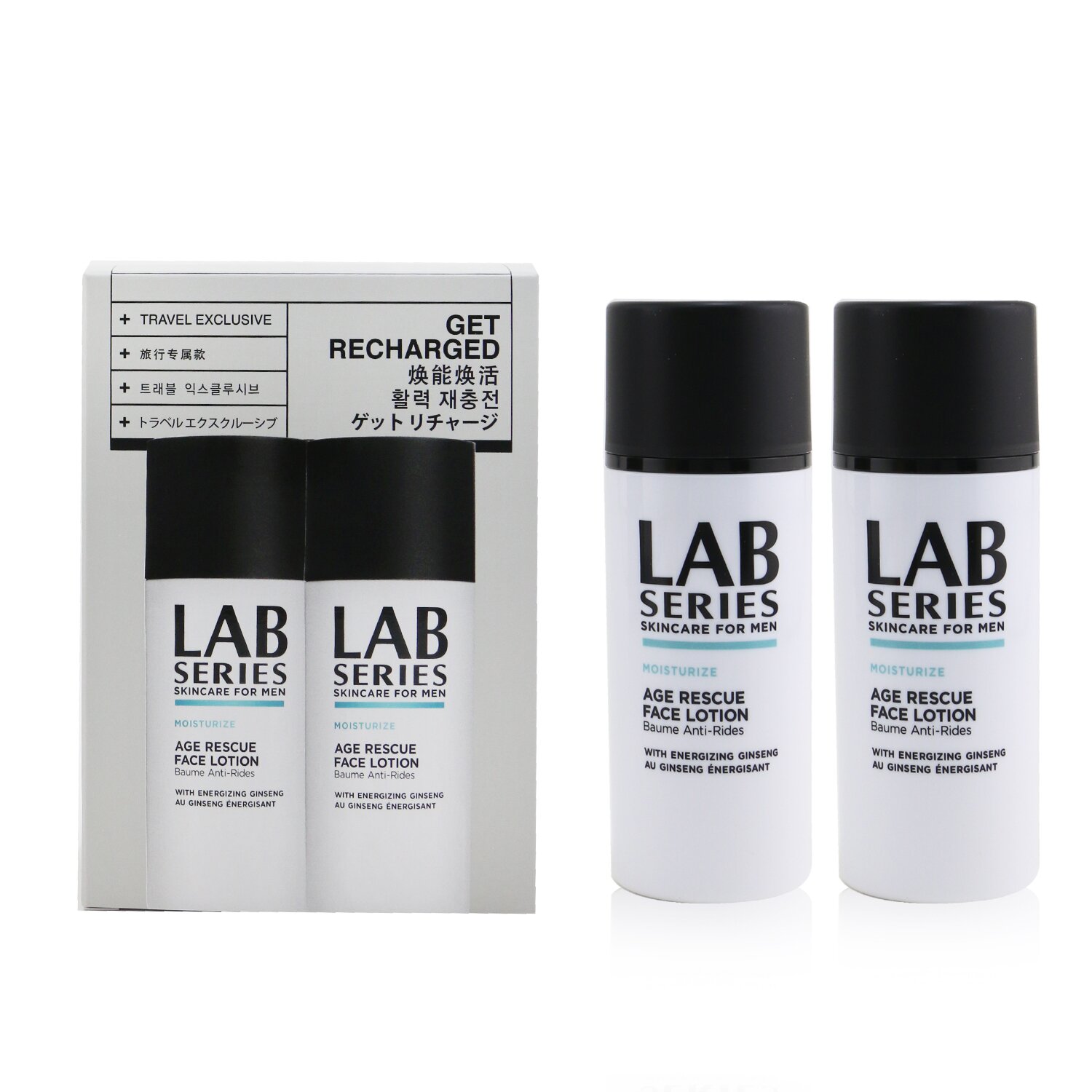 Lab Series Lab Series Age Rescue Face Lotion Duo Set 2x50ml/1.7oz