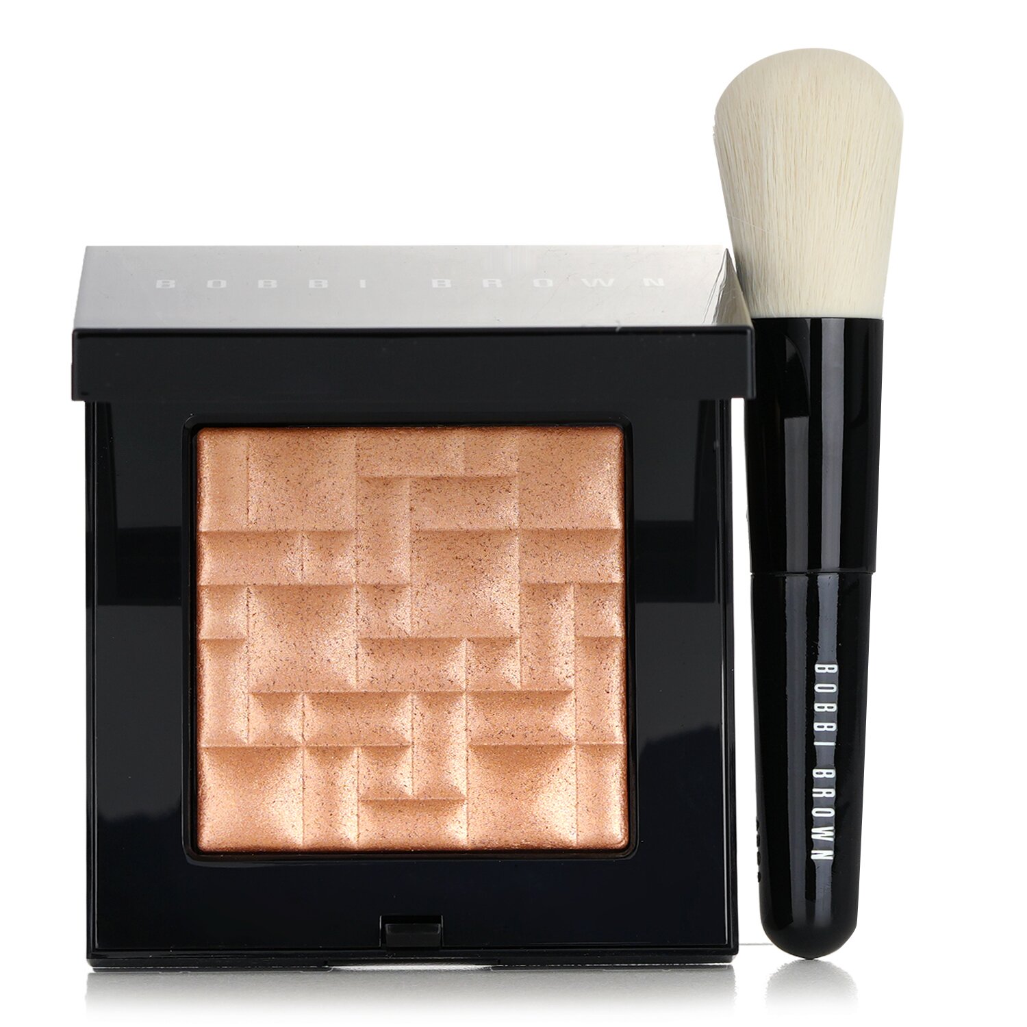Bobbi Brown Highlighting Powder Set (1x Highlighting Powder + 1x Mini Face Brush) 2pcs