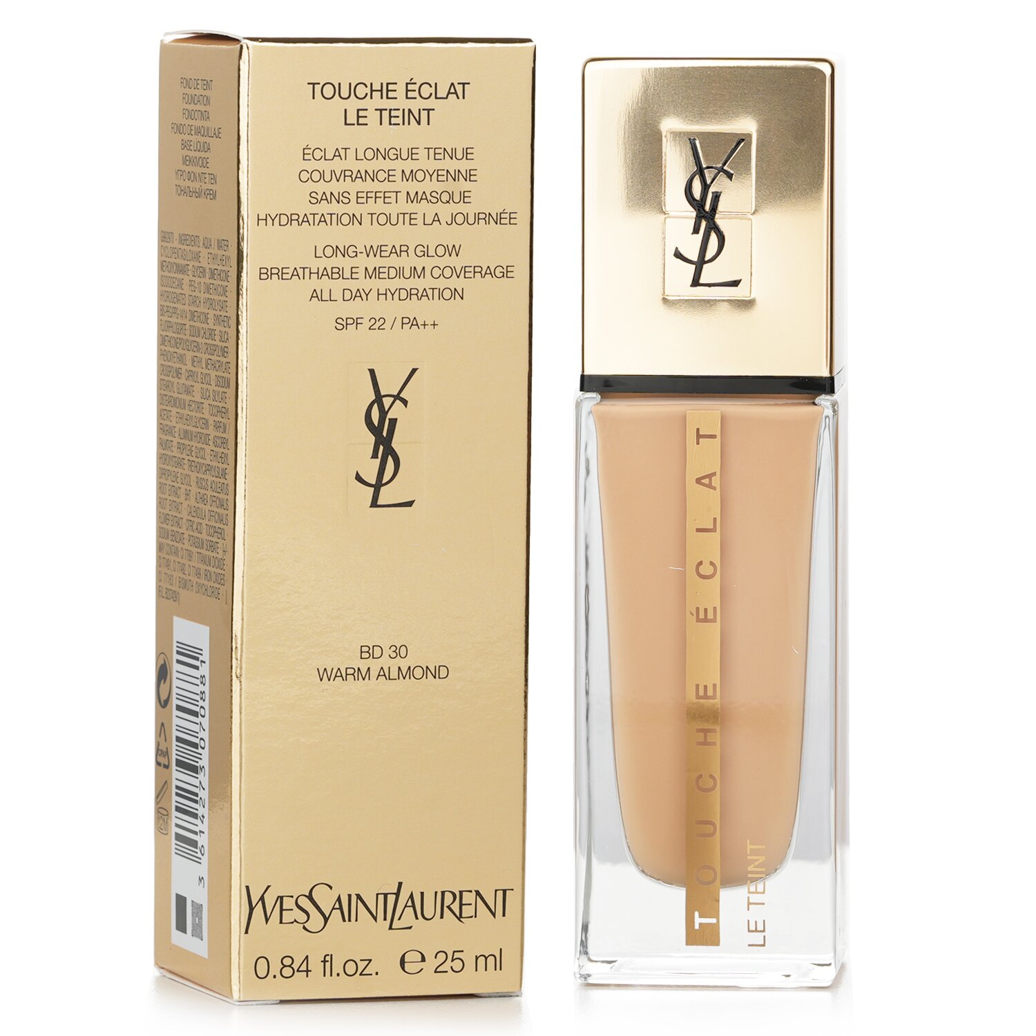 Yves Saint Laurent Touche Eclat Le Teint Long Wear Glow Foundation SPF22 25ml/0.84oz
