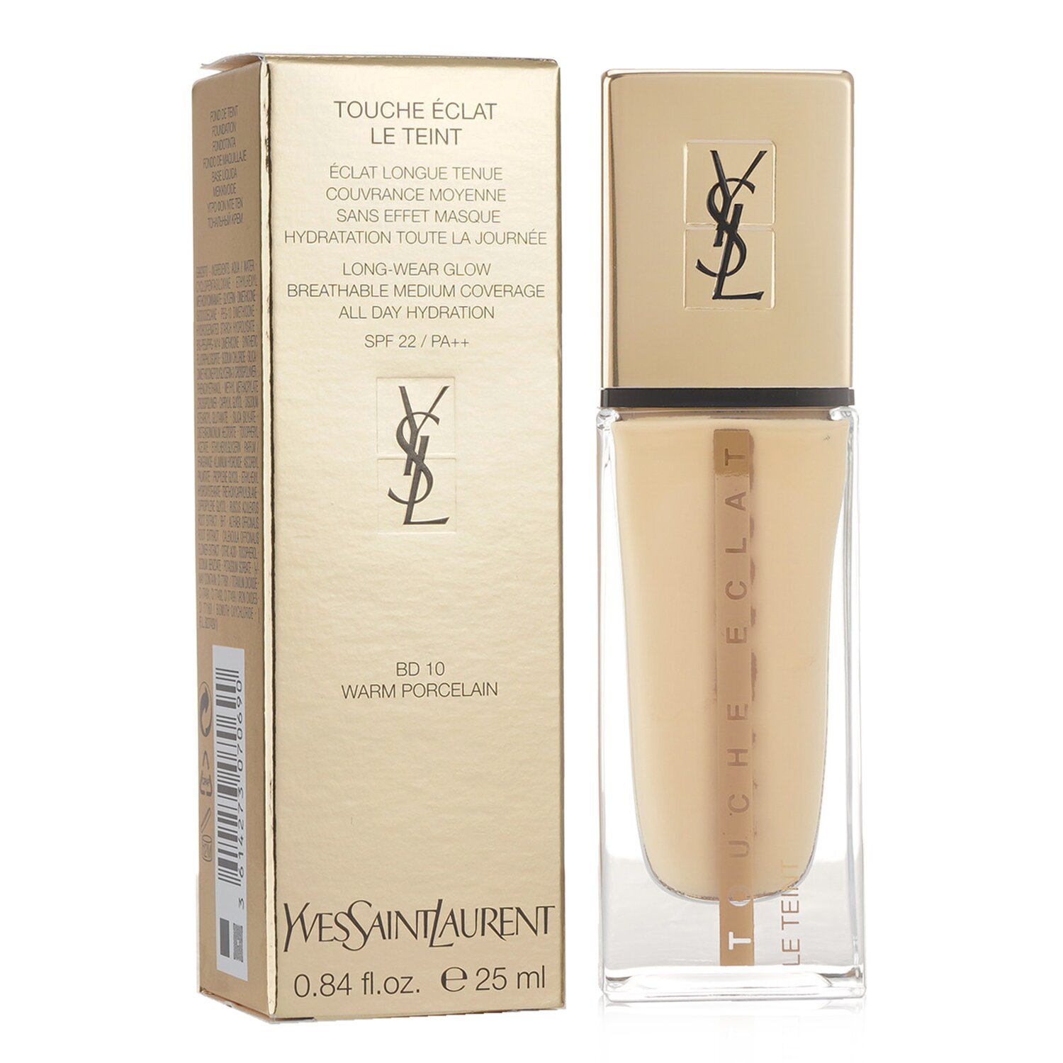 Yves Saint Laurent Touche Eclat Le Teint Long Wear Glow Foundation SPF22 25ml/0.84oz