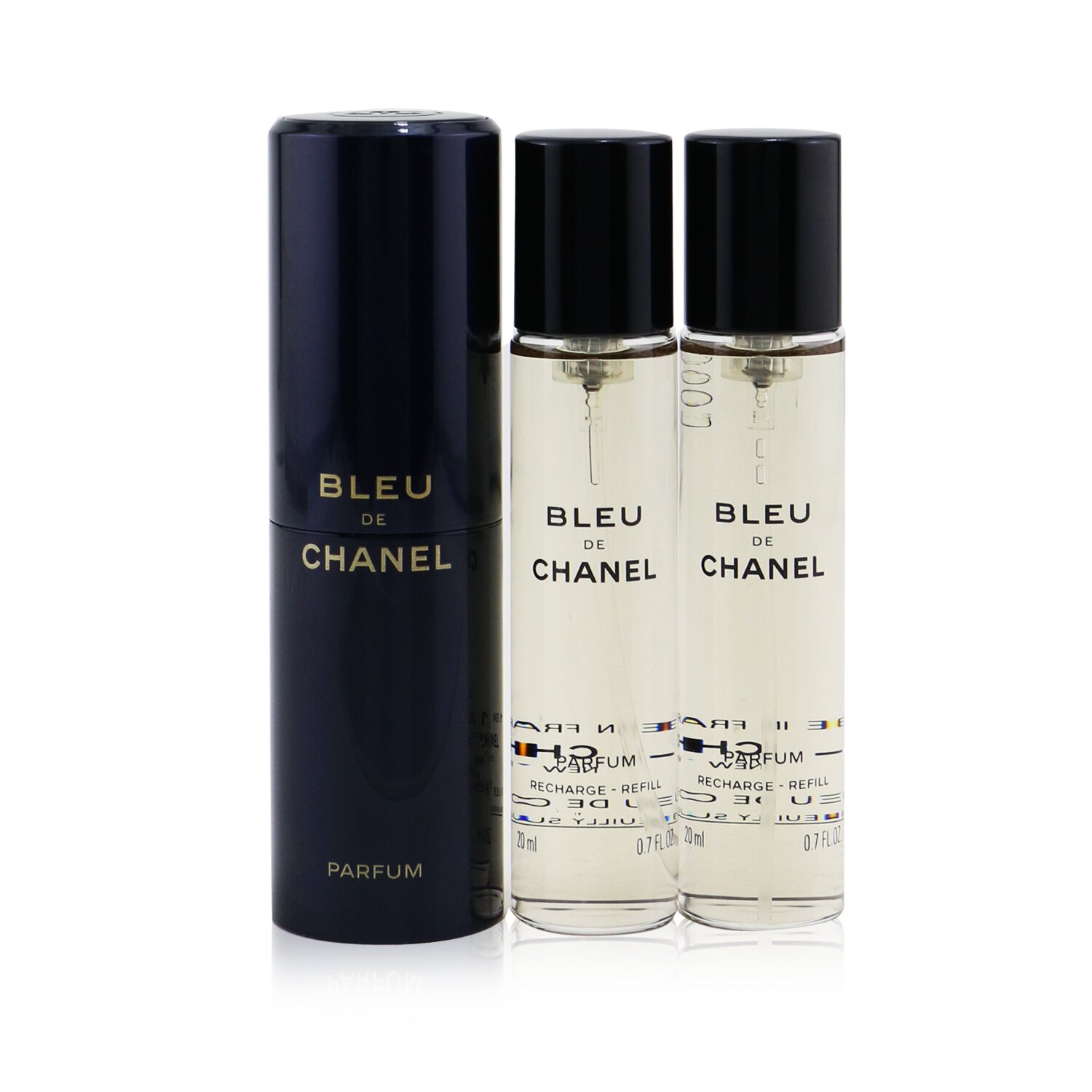 Chanel Bleu De Chanel Parfum Twist & Spray 3x20ml/0.7oz