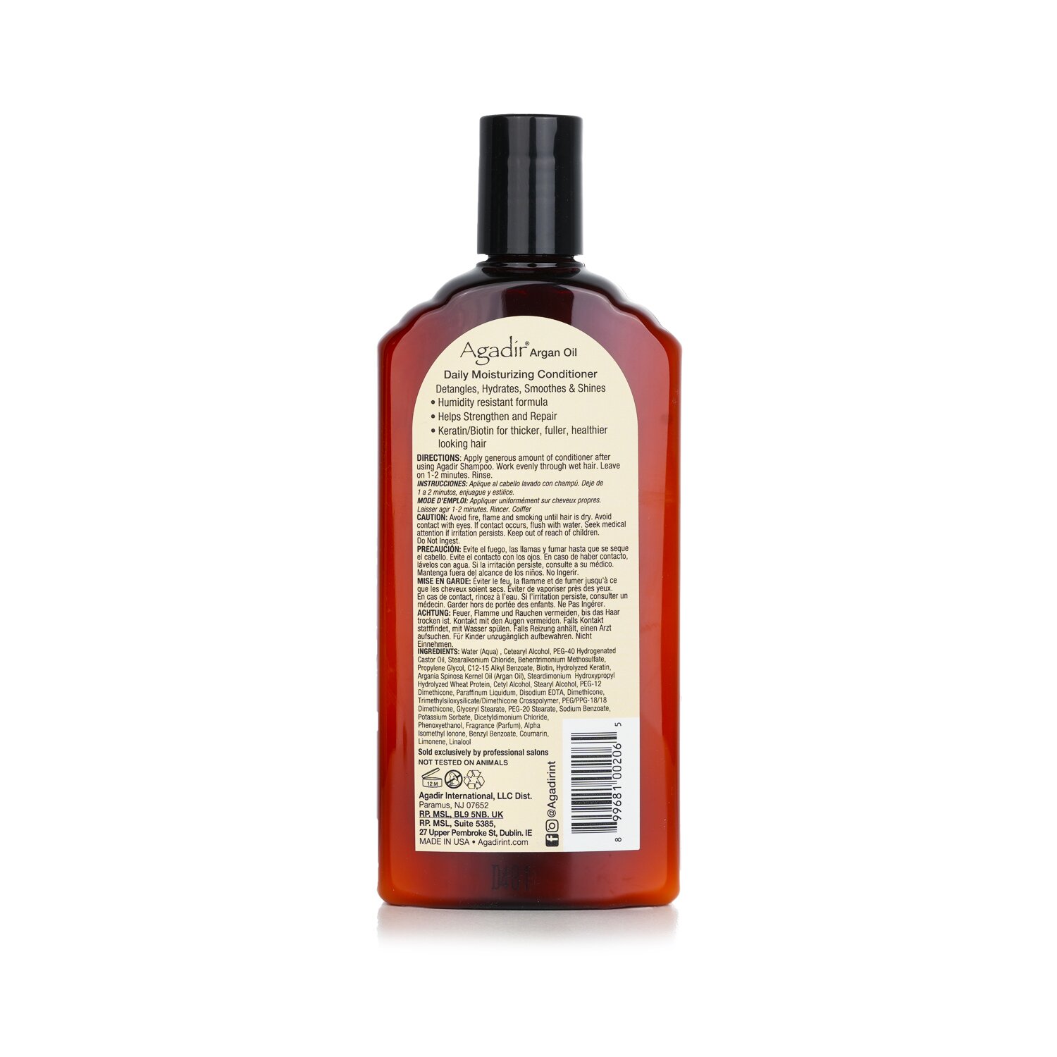 Agadir Argan Oil Daily Moisturizing Conditioner (Ideal For All Hair Types) 366ml/12.4oz