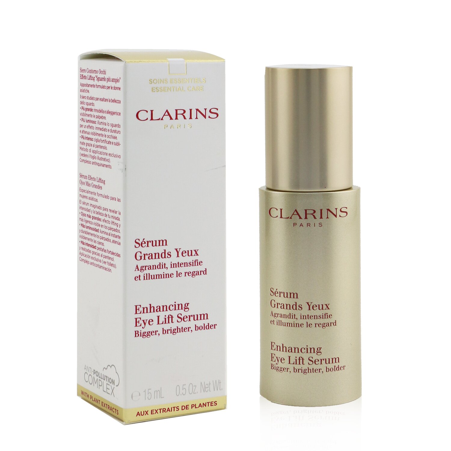 Clarins Enhancing Eye Lift Serum (Box Slightly Damaged) 15ml/0.5oz