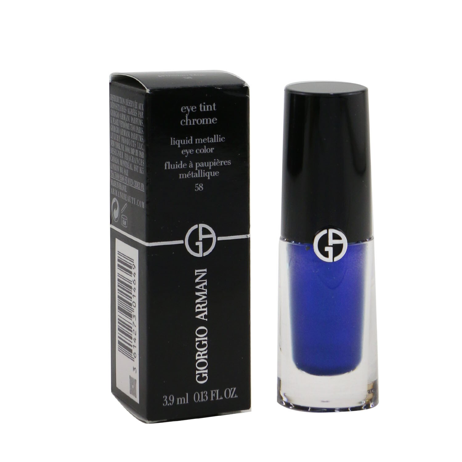 Giorgio Armani Eye Tint Liquid Eye Color, 58 Prussian Blue (Chrome