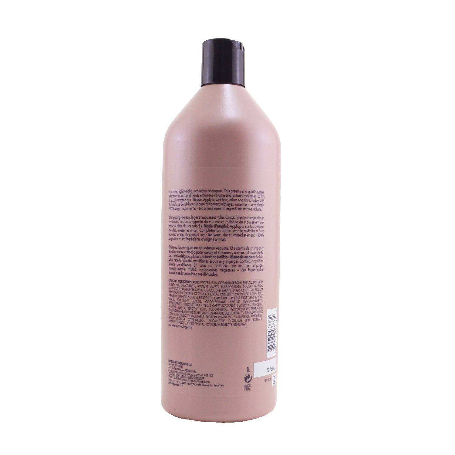 Pureology Pure Volume Shampoo (For Flat, Fine, Color-Treated Hair) שמפו עבור שיער דק וצבוע 1000ml/33.8oz