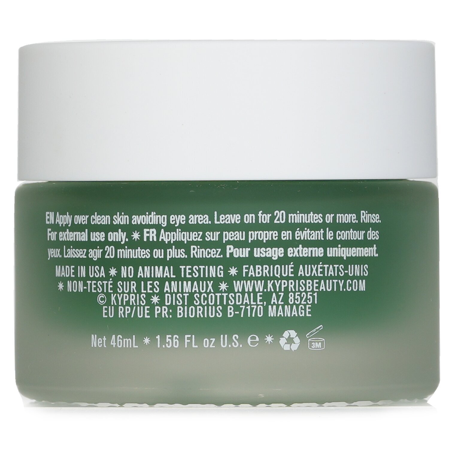 Kypris Cerulean Soothing Hydration Recovery Mask 46ml/1.56oz