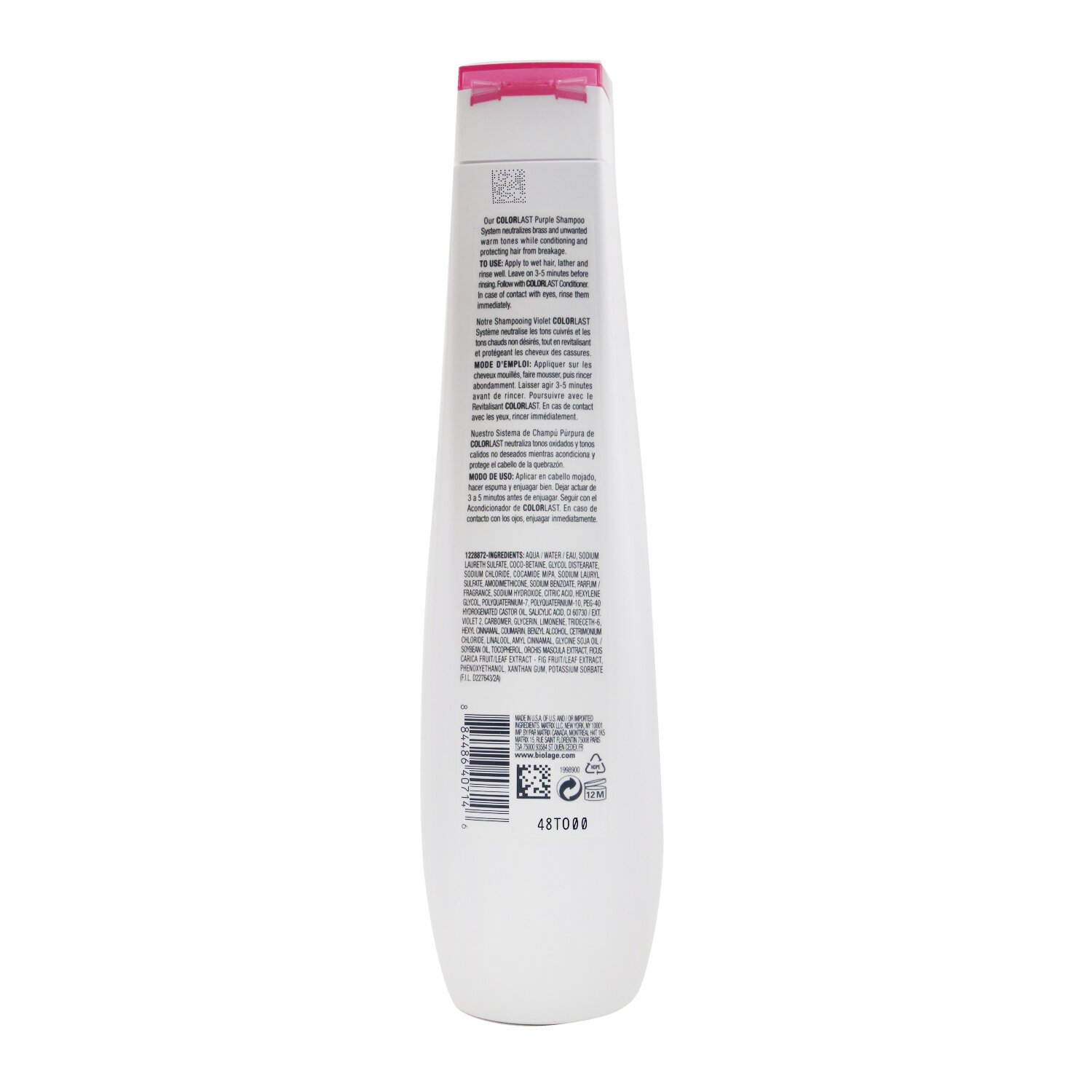 Matrix Biolage ColorLast Purple Champú (Para Cabello Rubio) 400ml/13.5oz