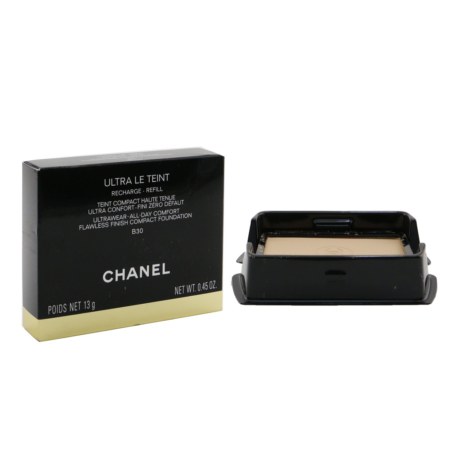 Chanel Ultra Le Teint Ultrawear All Day Comfort Flawless Finish Compact Foundation Refill 13g/0.45oz