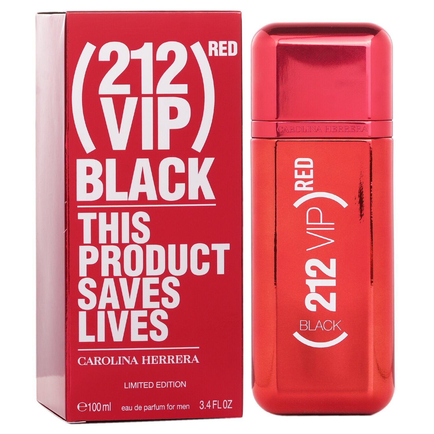 Carolina Herrera 212 VIP Red Black Eau De Parfum Spray 100ml/3.4oz