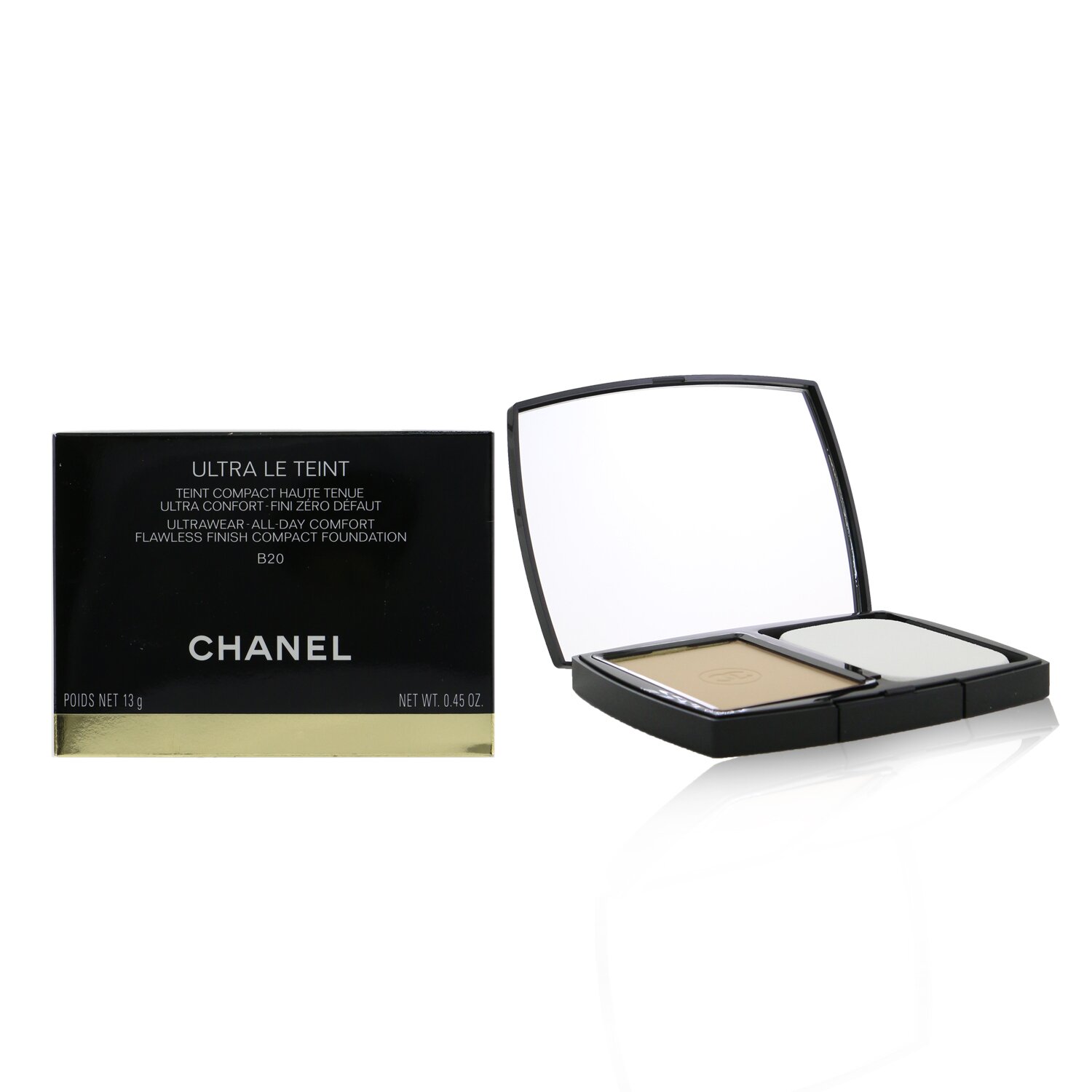Chanel Ultra Le Teint Ultrawear All Day Comfort Flawless Finish Compact Foundation 13g/0.45oz