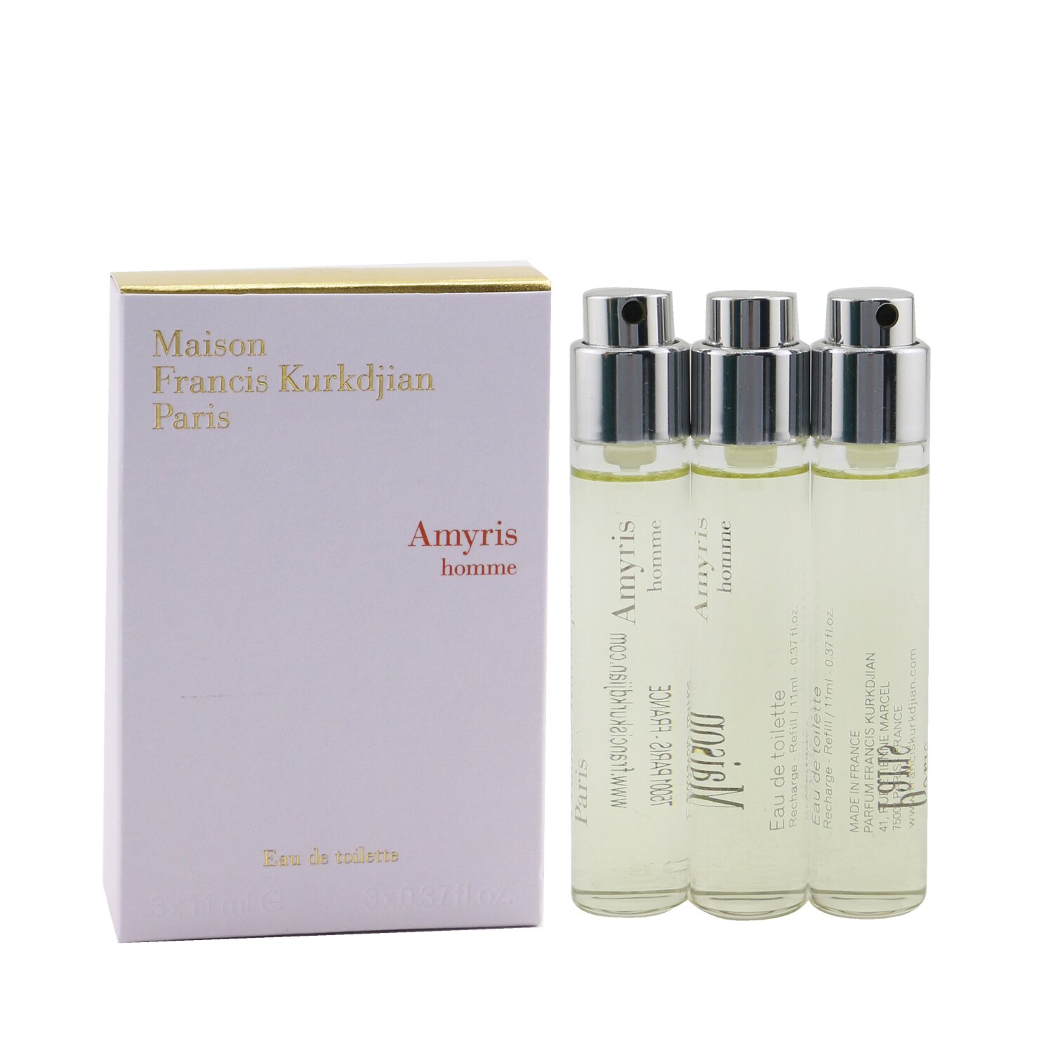 Maison Francis Kurkdjian Amyris Eau De Toilette Travel Spray Refills 3x11ml/0.37oz
