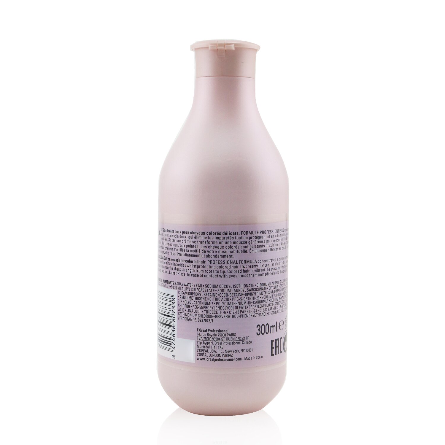 L'Oreal Professionnel Serie Expert - Vitamino Color Soft Cleanser Color Radiance Protection + Perfecting Soft Shampoo 300ml/10.1oz